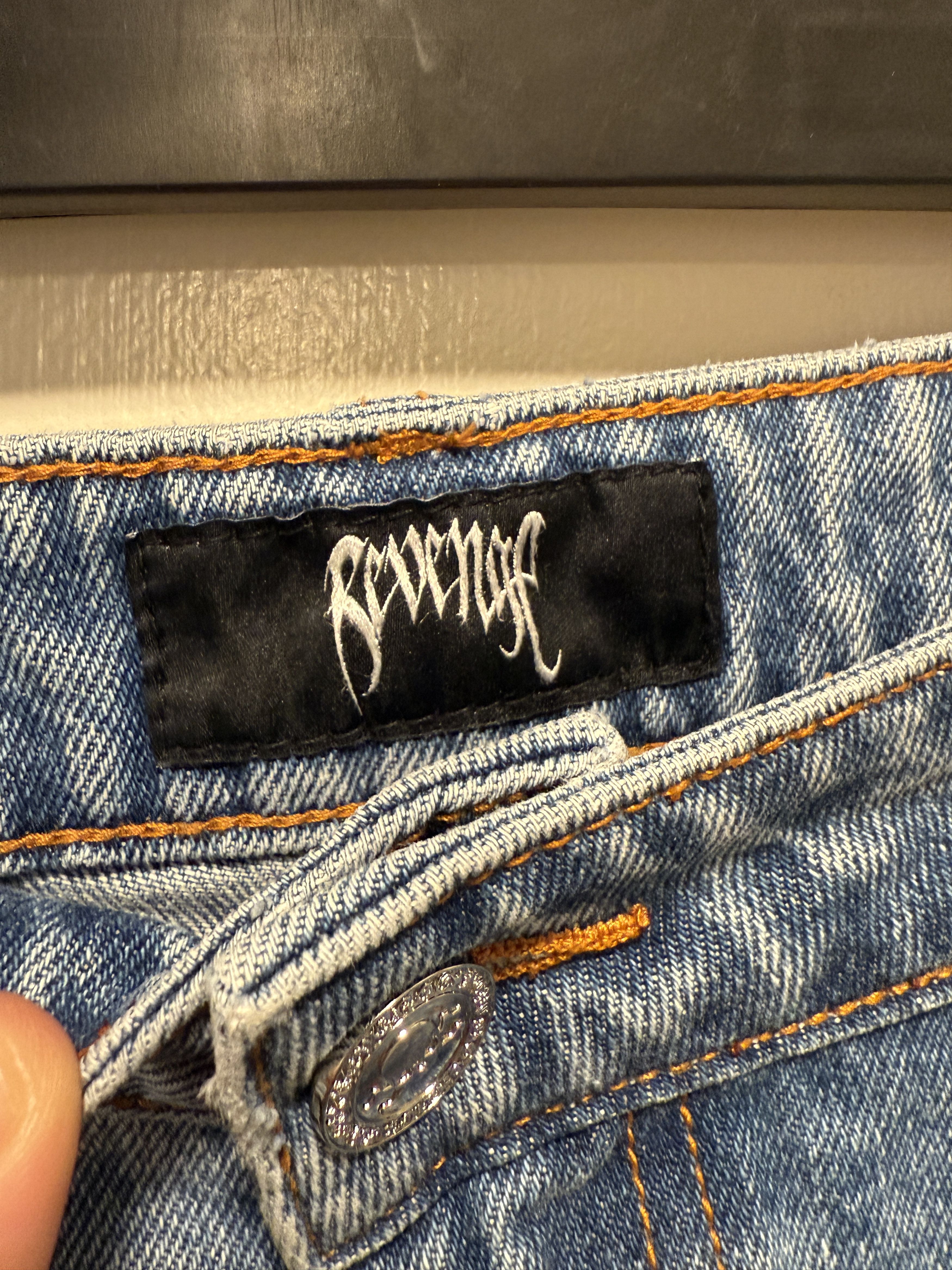 Revenge revenge tribal cross denim size 36 Size US 36 / EU 52 - 7 Thumbnail