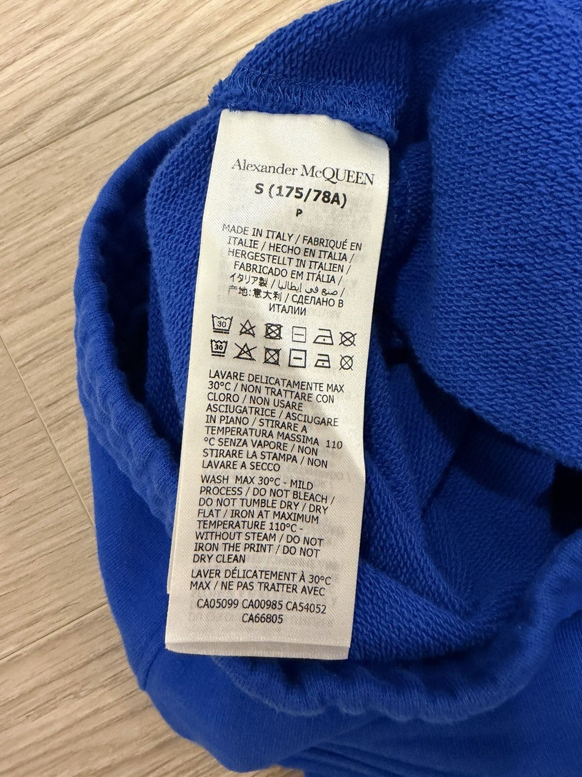 Alexander McQueen Alexander Mcqueen Jogger Sweatpants Blue/Black - Small Size US 30 / EU 46 - 4 Thumbnail