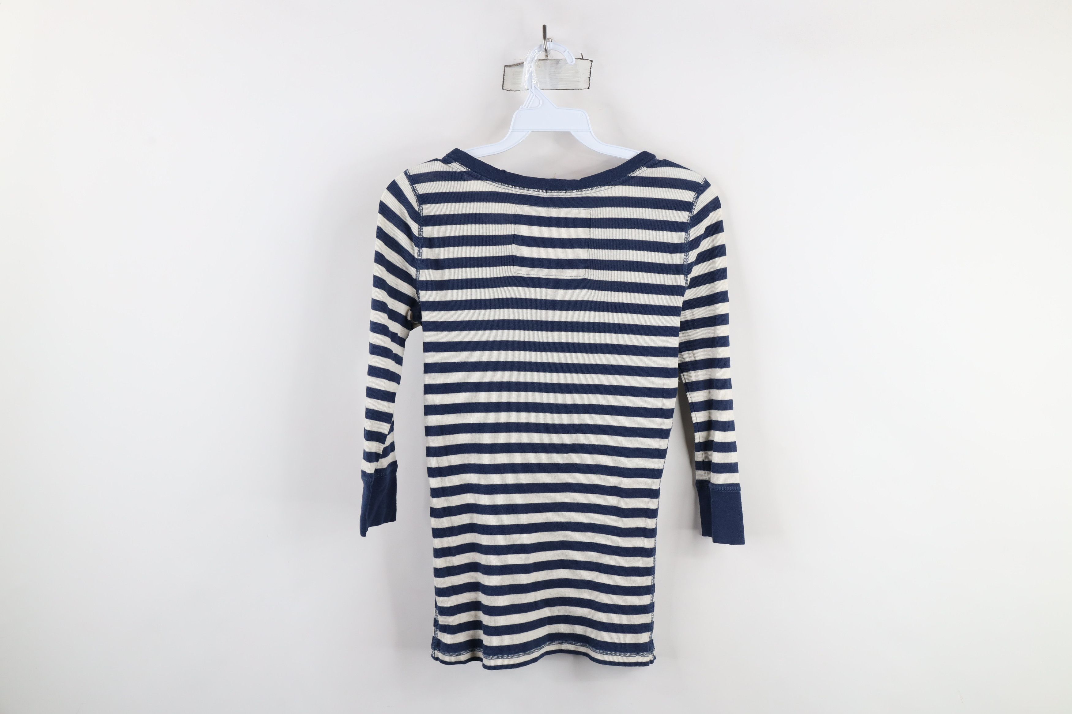 Abercrombie & Fitch × Vintage Vintage 90s Y2K Abercrombie & Fitch Knit Henley T-Shirt Size M / US 6-8 / IT 42-44 - 11 Thumbnail