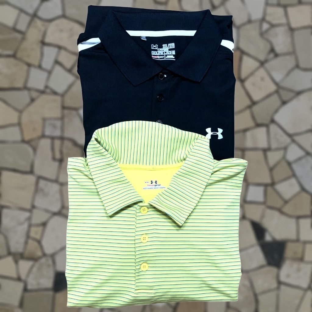 Under Armour Under Armour Polo Shirts 2XL Loose Heat Gear Casual Mens Multicolor Classic Sports Size US XXL / EU 58 / 5 - 1 Thumbnail