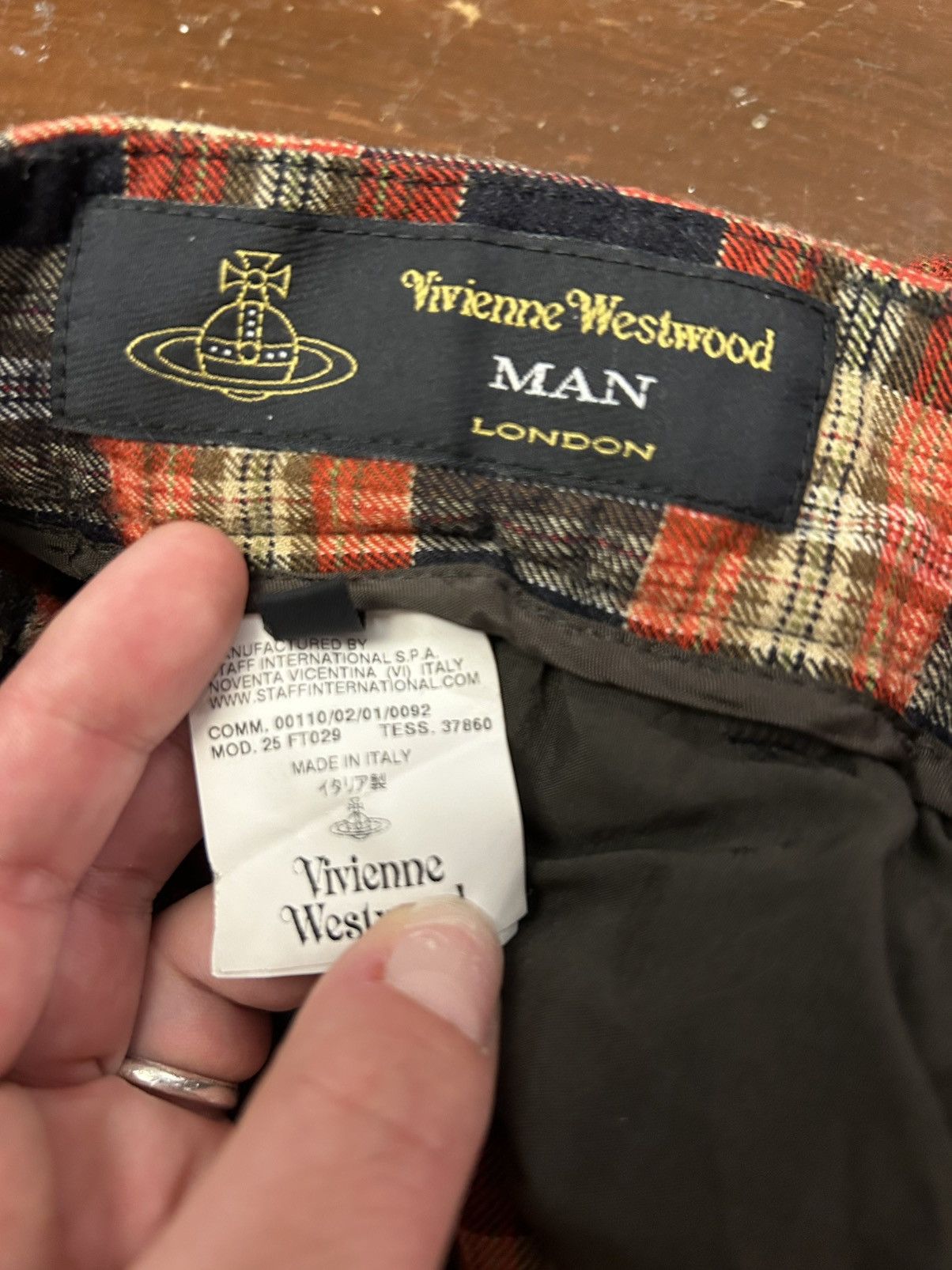 Vivienne Westwood Vivienne westwood man -london tartan Size 50R - 5 Thumbnail