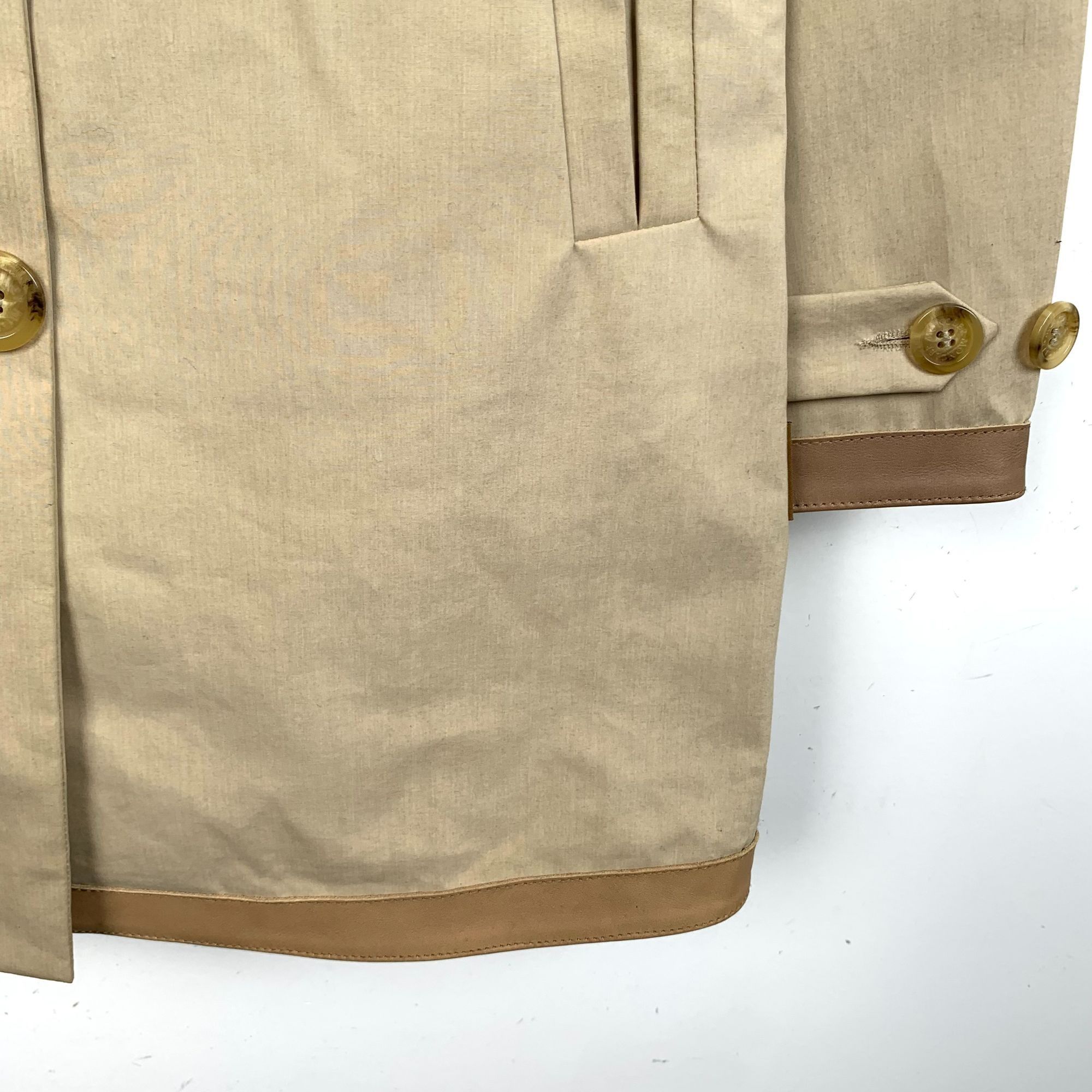 Moncler [Moncler] Brown Notch Lapel Single-Breast Long Sleeve Trench Size L / US 10 / IT 46 - 8 Thumbnail