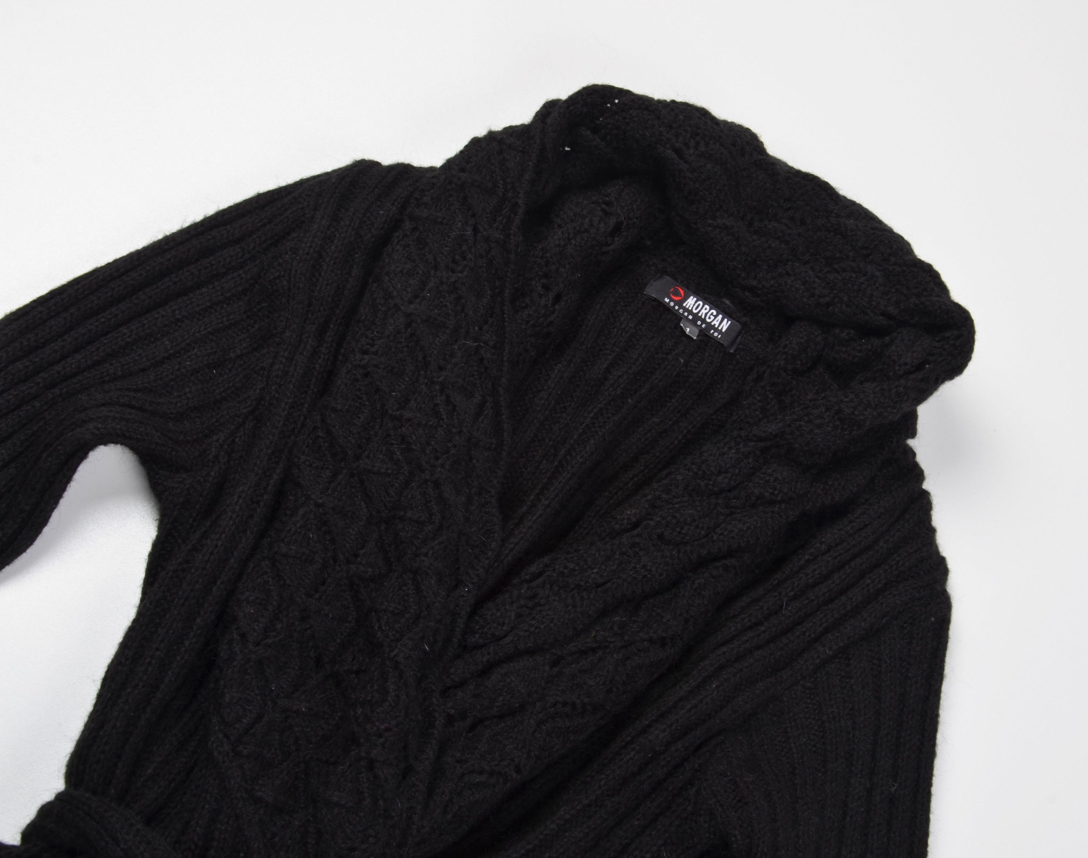 Morgan De Toi Vintage Morgan de Toi Y2K Mohair Blend Wrap Cardigan Size S / US 4 / IT 40 - 5 Thumbnail