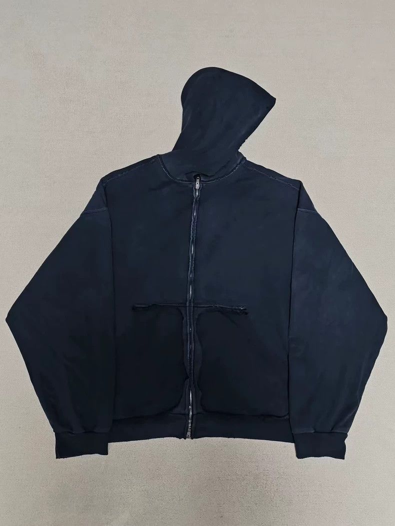 Balenciaga Balenciaga 23fw Tape Tape Masking Paper Zipper Made Old Hoo Size US M / EU 48-50 / 2 - 2 Thumbnail