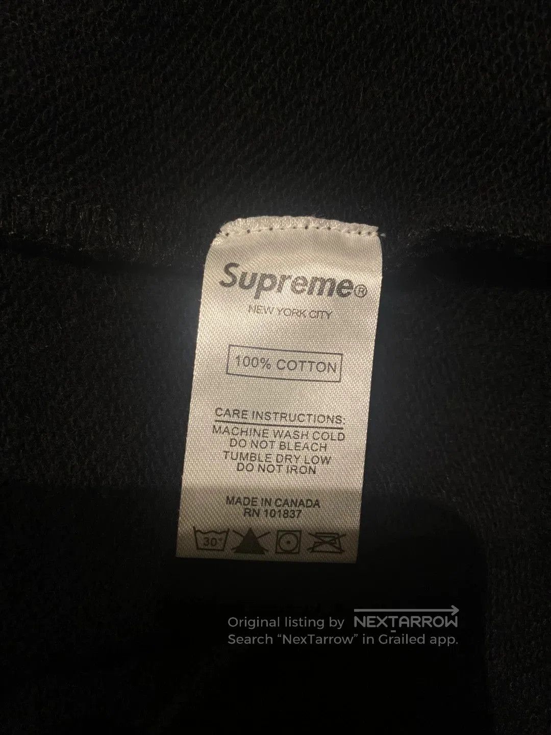 Supreme Supreme Black and White Logo Hoodie. Size US L / EU 52-54 / 3 - 4 Thumbnail