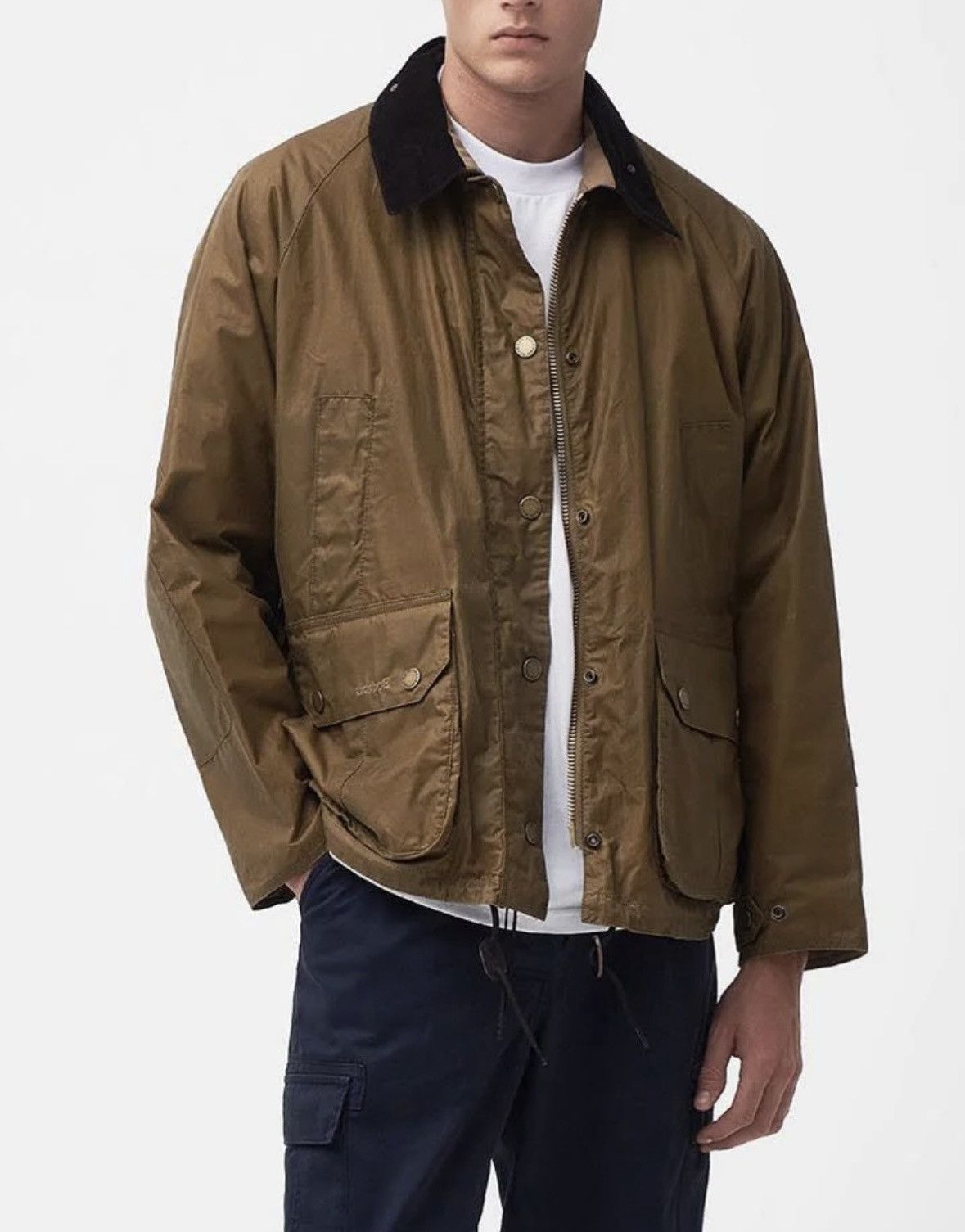 Barbour Barbour Deck Jacket waxed M sand beige hunter coat wax Size US M / EU 48-50 / 2 - 1 Thumbnail
