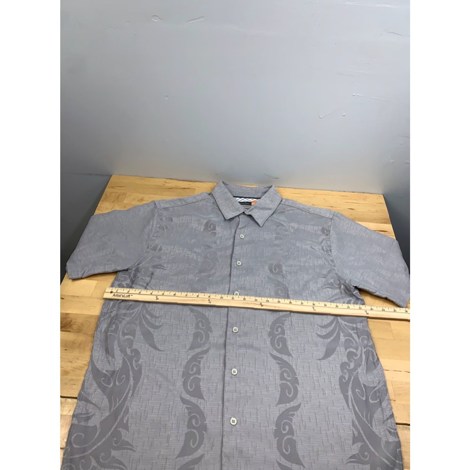 Quiksilver Quiksilver Shirt Mens M Silver Short Sleeve Button Up Casual Tribal Y2K Size US M / EU 48-50 / 2 - 4 Thumbnail