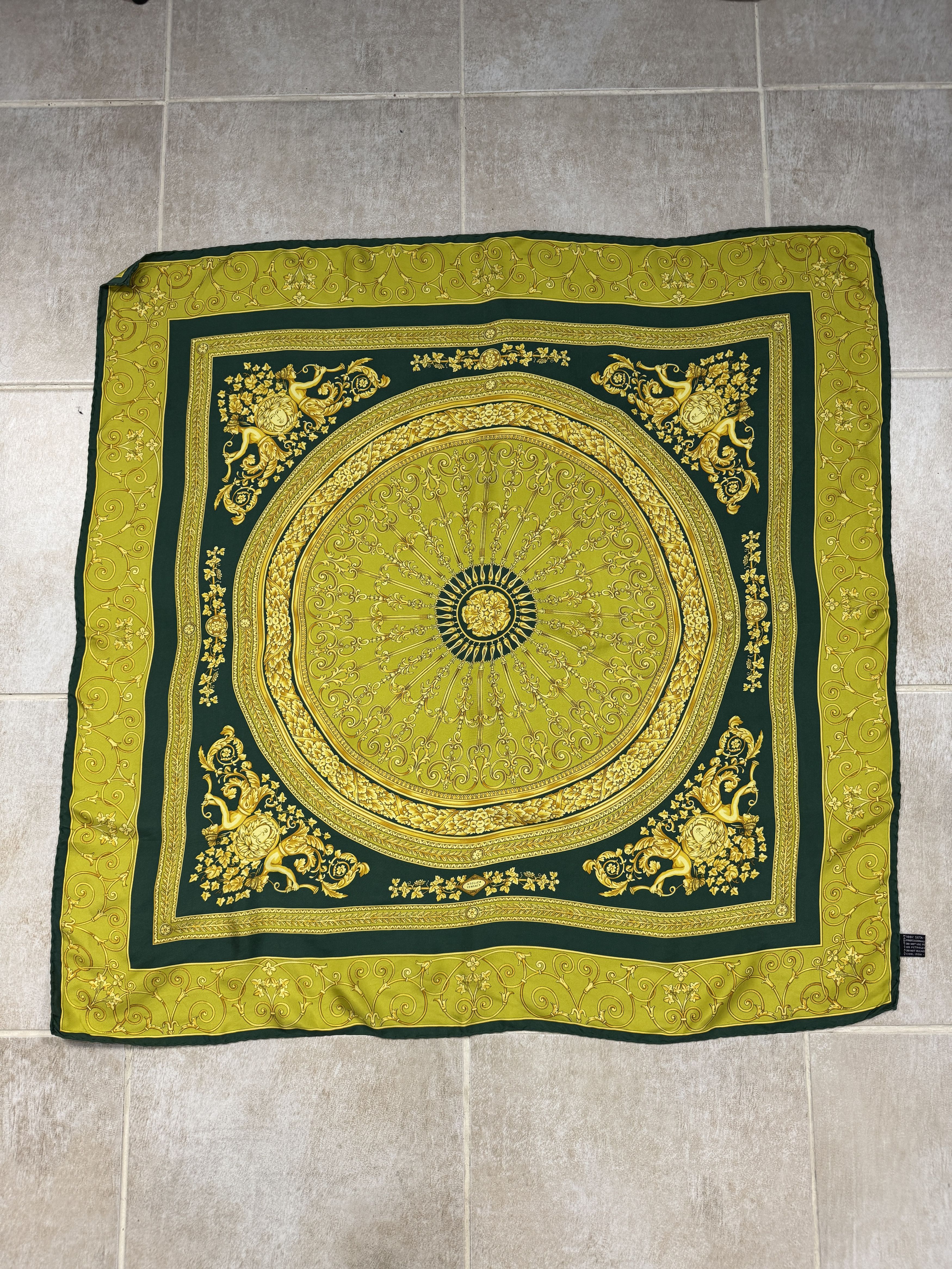 Versace Gianni Versace Early 90s baroque silk scarf Size ONE SIZE - 1 Thumbnail