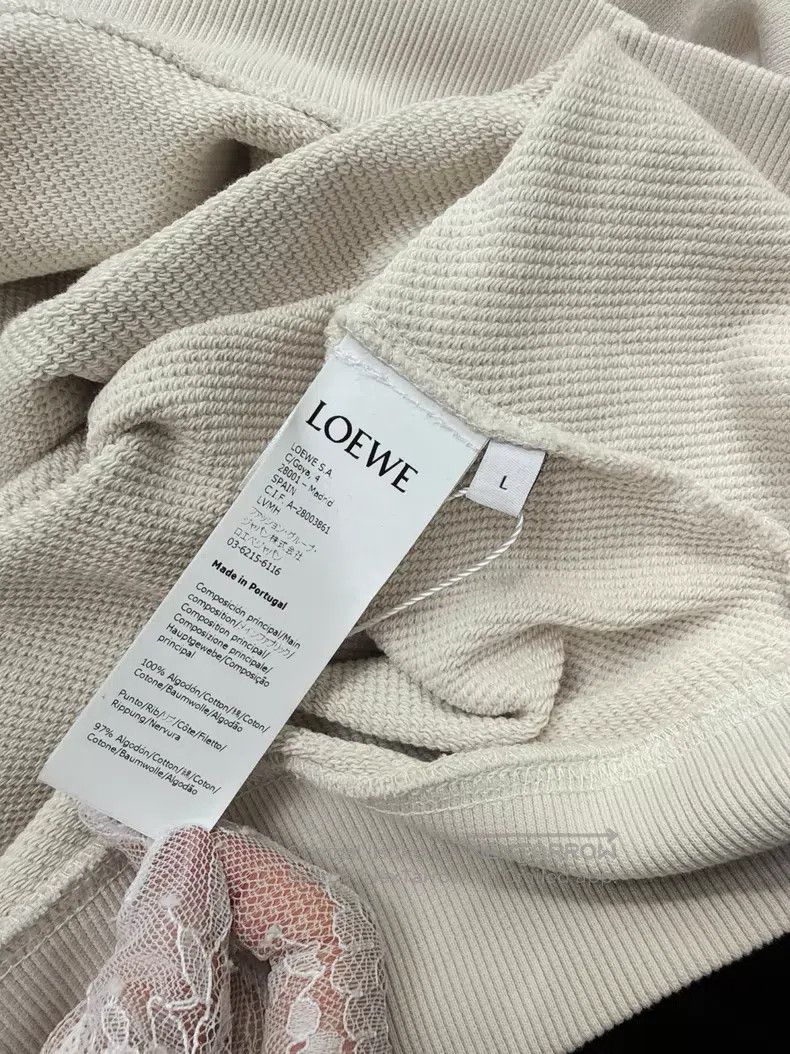 Loewe Loewe Black and White Cotton Joint Brand Elf Totoro Black Size L / US 10 / IT 46 - 7 Thumbnail