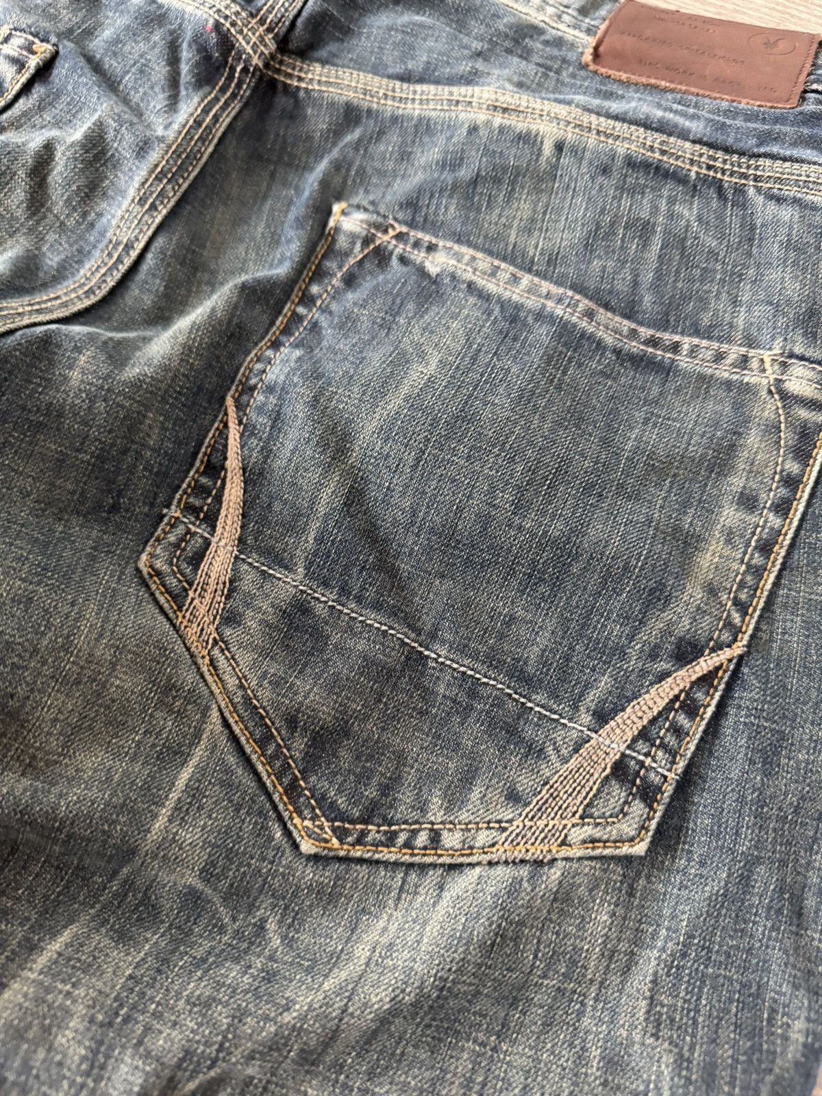 Allsaints Allsaints Spitalfields Japan Denim Opium Swag Y2K Shorts Size US 31 - 22 Thumbnail