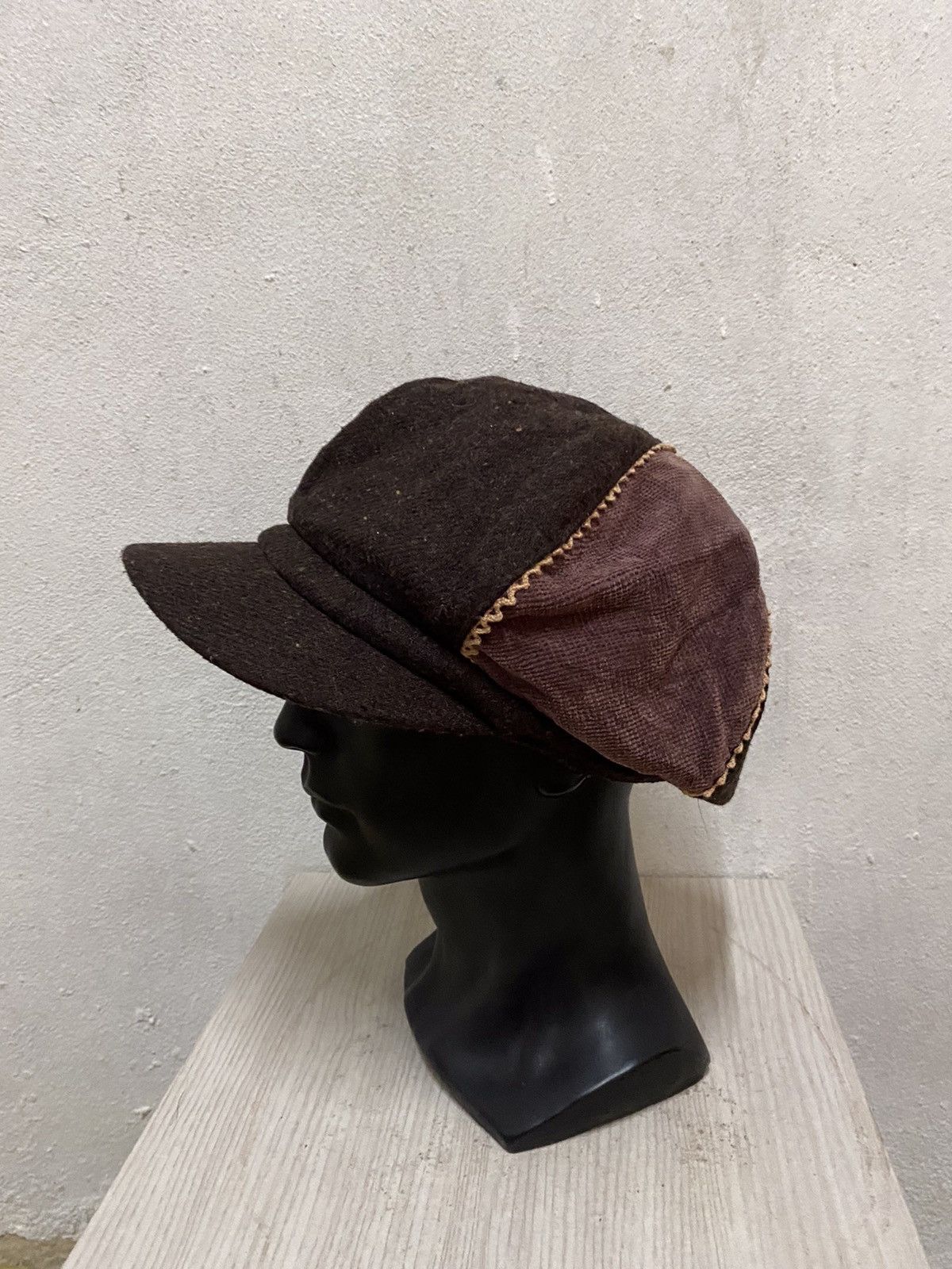 Japanese Brand × Vintage Vintage Patchworks Design Hat Size ONE SIZE - 3 Thumbnail