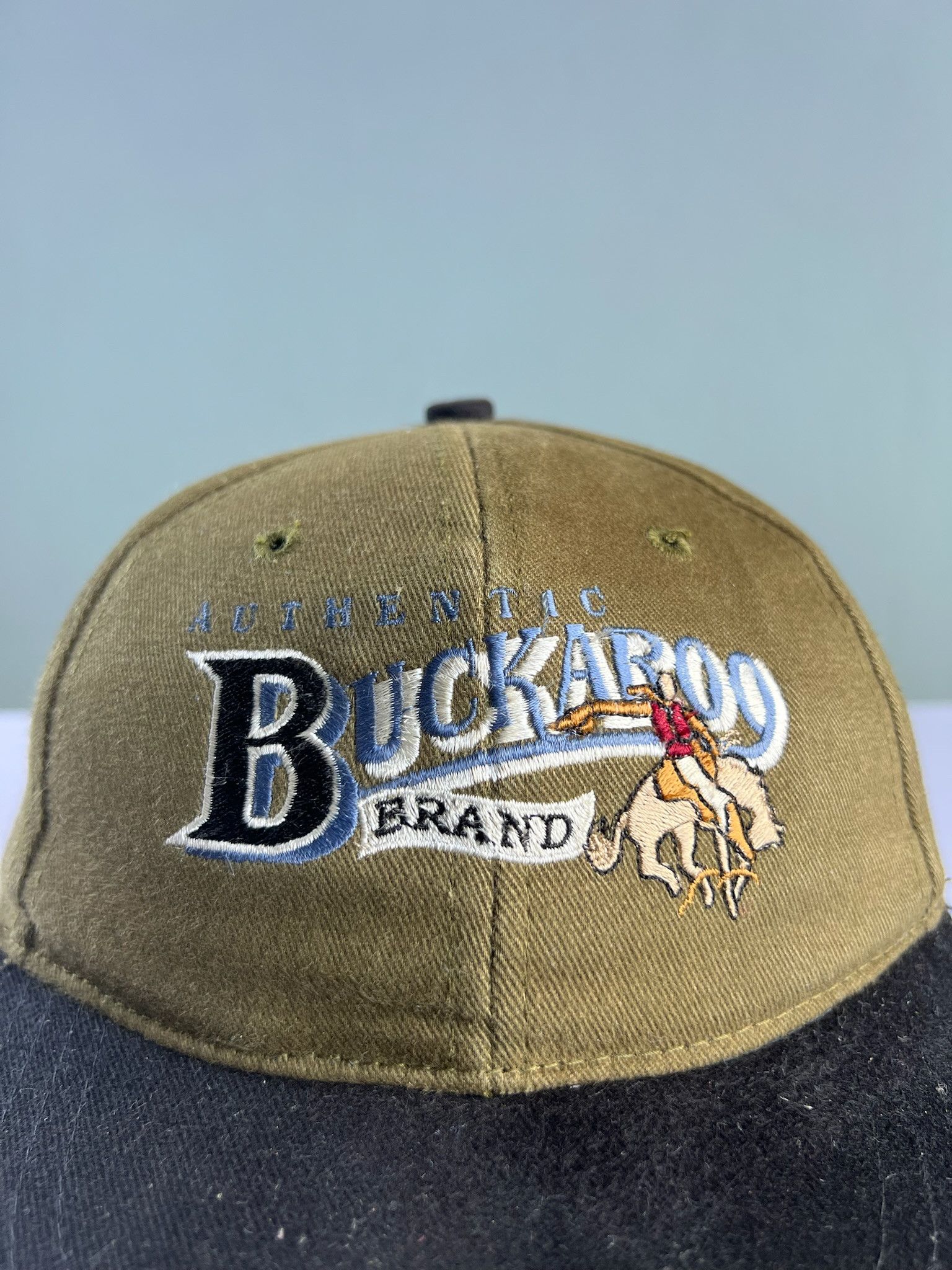 Japanese Brand × Vintage Vintage Buckaroo Brand Leather Strap Cap Size ONE SIZE - 3 Thumbnail