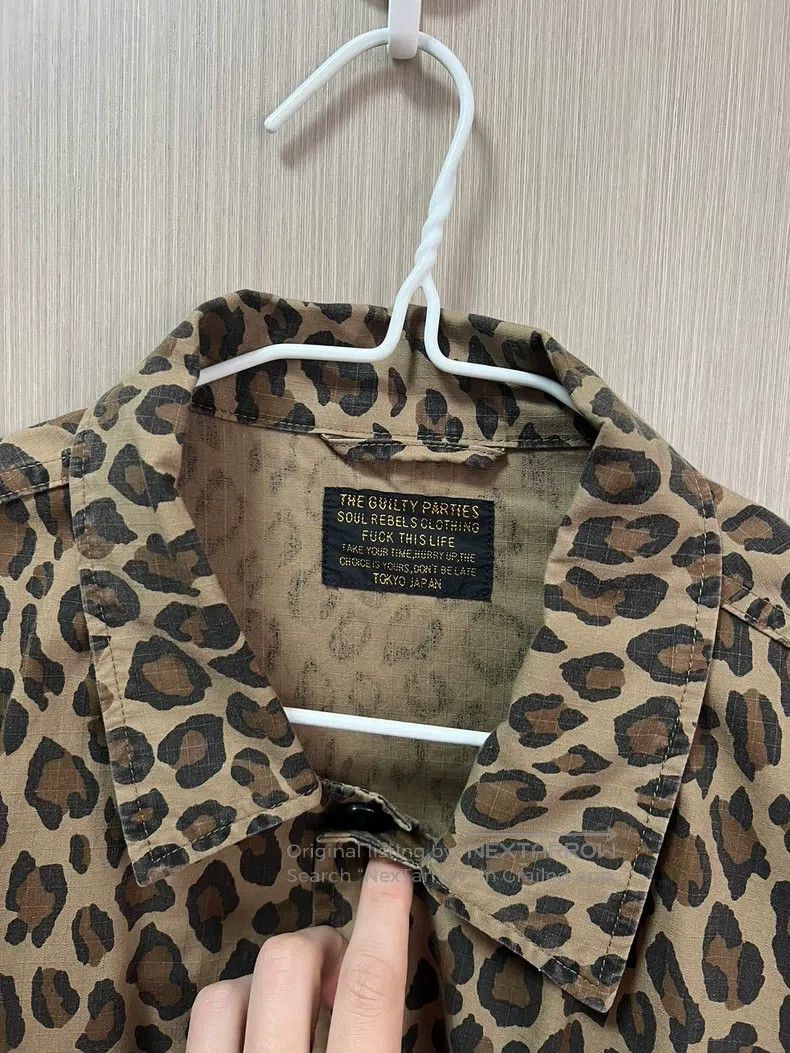 Wacko Maria Wacko Maria Leopard-print military shirt Size US L / EU 52-54 / 3 - 3 Thumbnail
