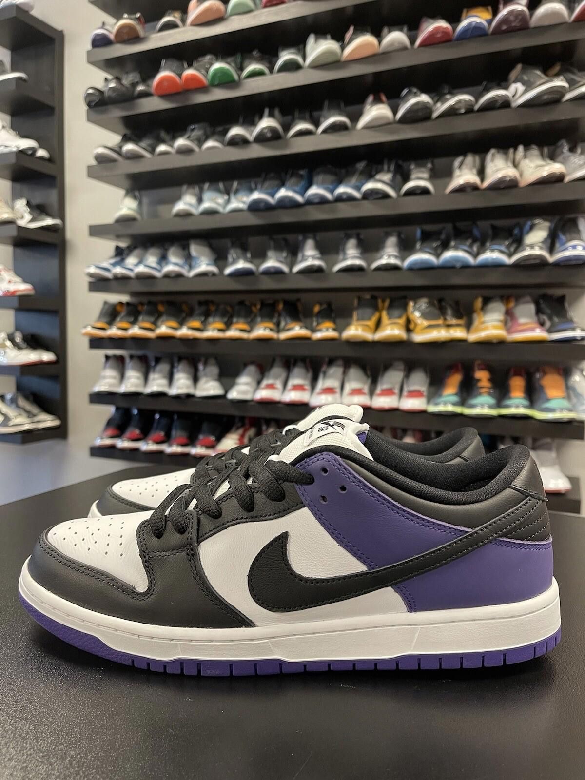 Nike Size 11.5 - Nike Dunk SB Low Court Purple BQ6817 500 Size US 11.5 / EU 44-45 - 1 Thumbnail