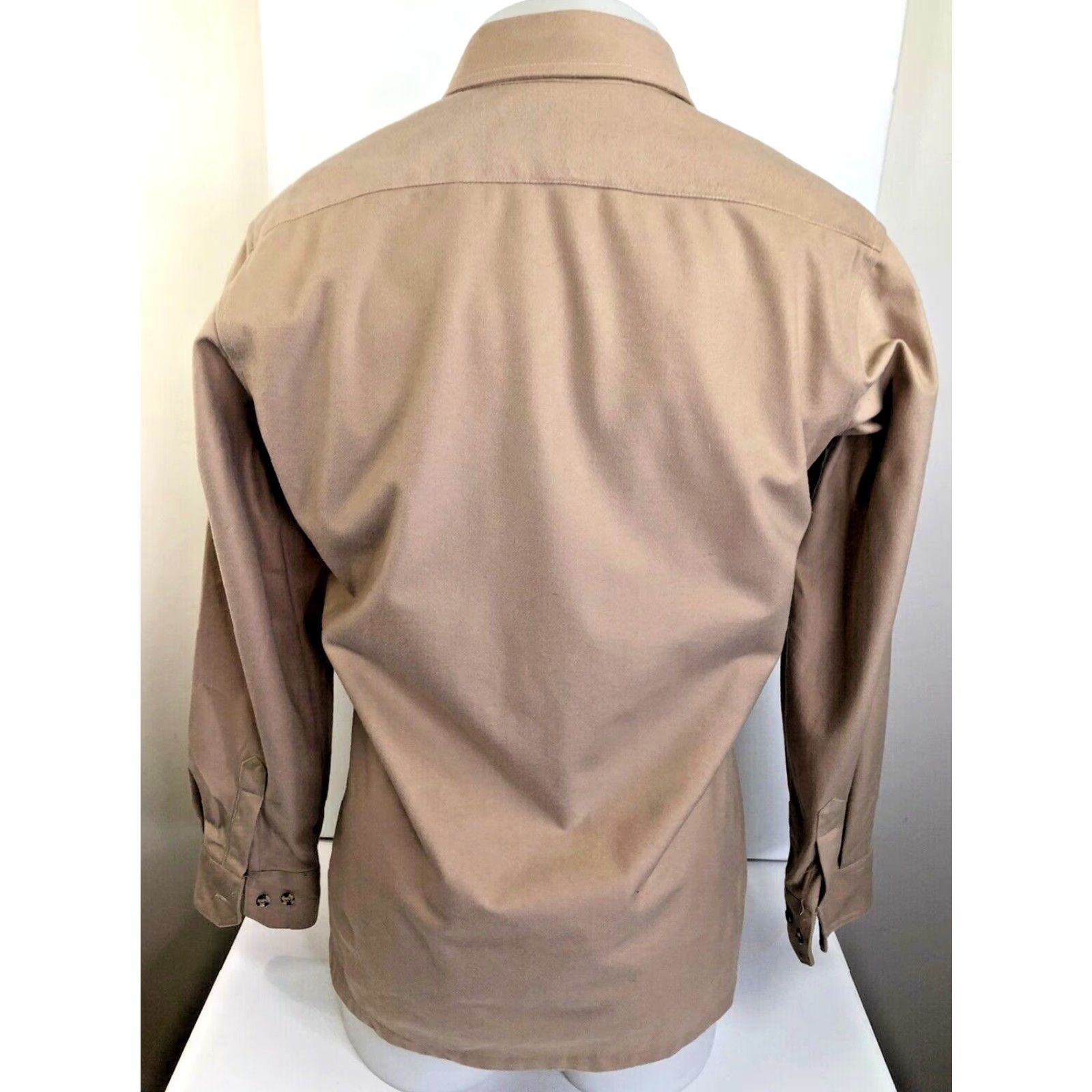 JCPenney Vintage The Mens Shop / JcPenney TanSoft Mens Medium ShirtMens Shirt XS? Size US M / EU 48-50 / 2 - 4 Thumbnail