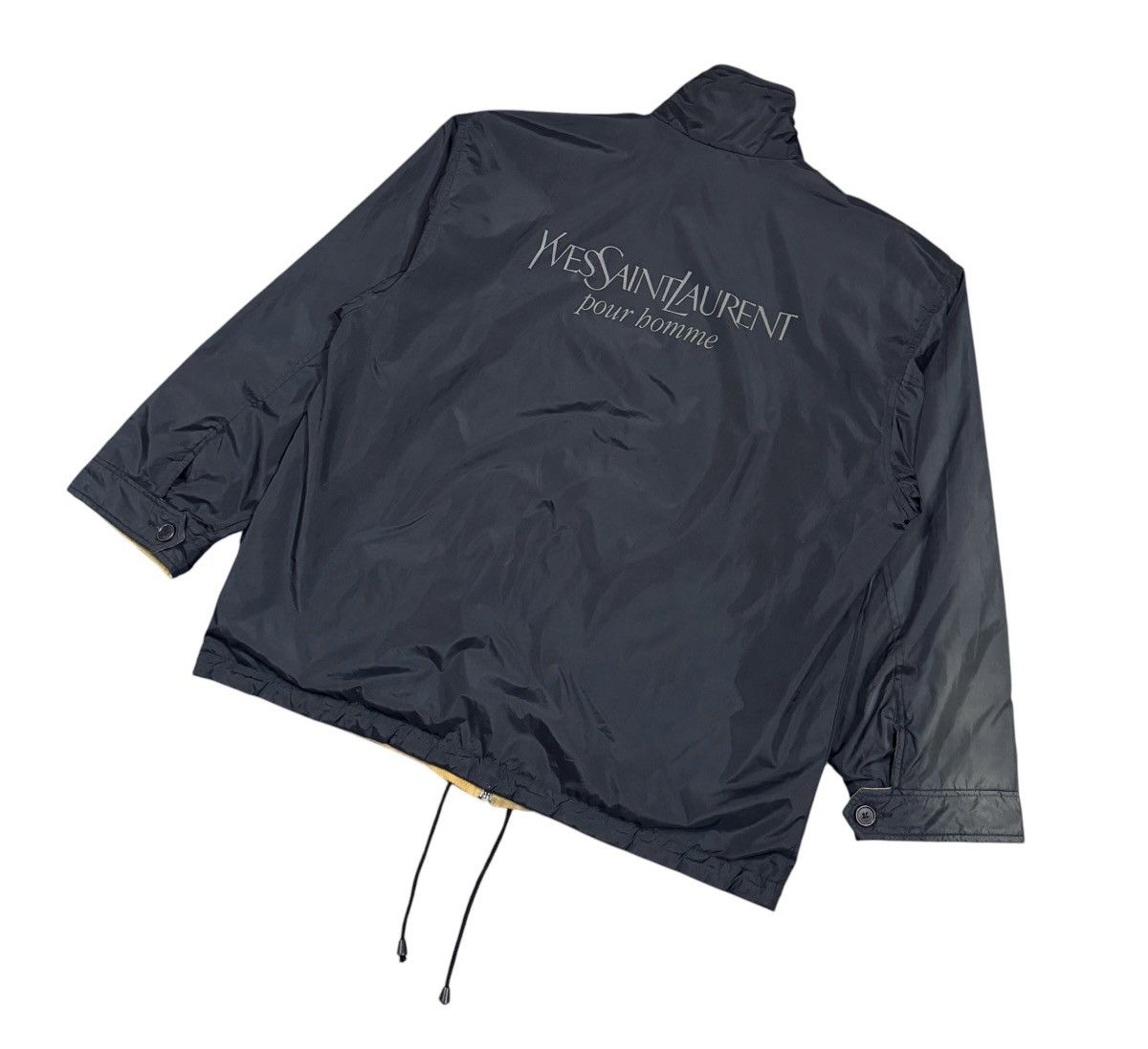 Yves Saint Laurent Vtg🔥90’s YvesSaintLaurent Pour Homme SpellOut Logo Size US L / EU 52-54 / 3 - 14 Thumbnail