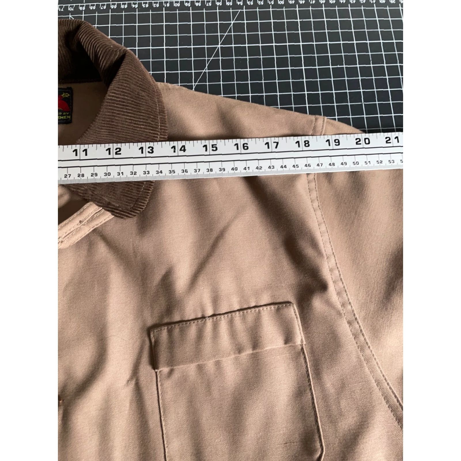 Vintage VINTAGE 10X MFG CO Shooting Jacket Men 42 Large Brown Talon Zip Game Pocket Hunting Jacket Size US XS / EU 42 / 0 - 7 Thumbnail