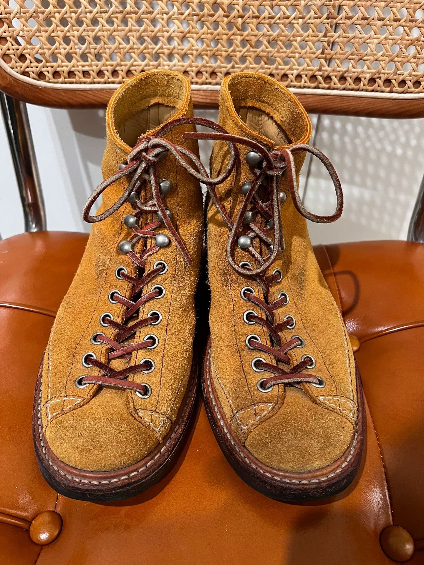 The Real McCoy's N-1 Field Shoes, Boots, Horsehide | Grailed