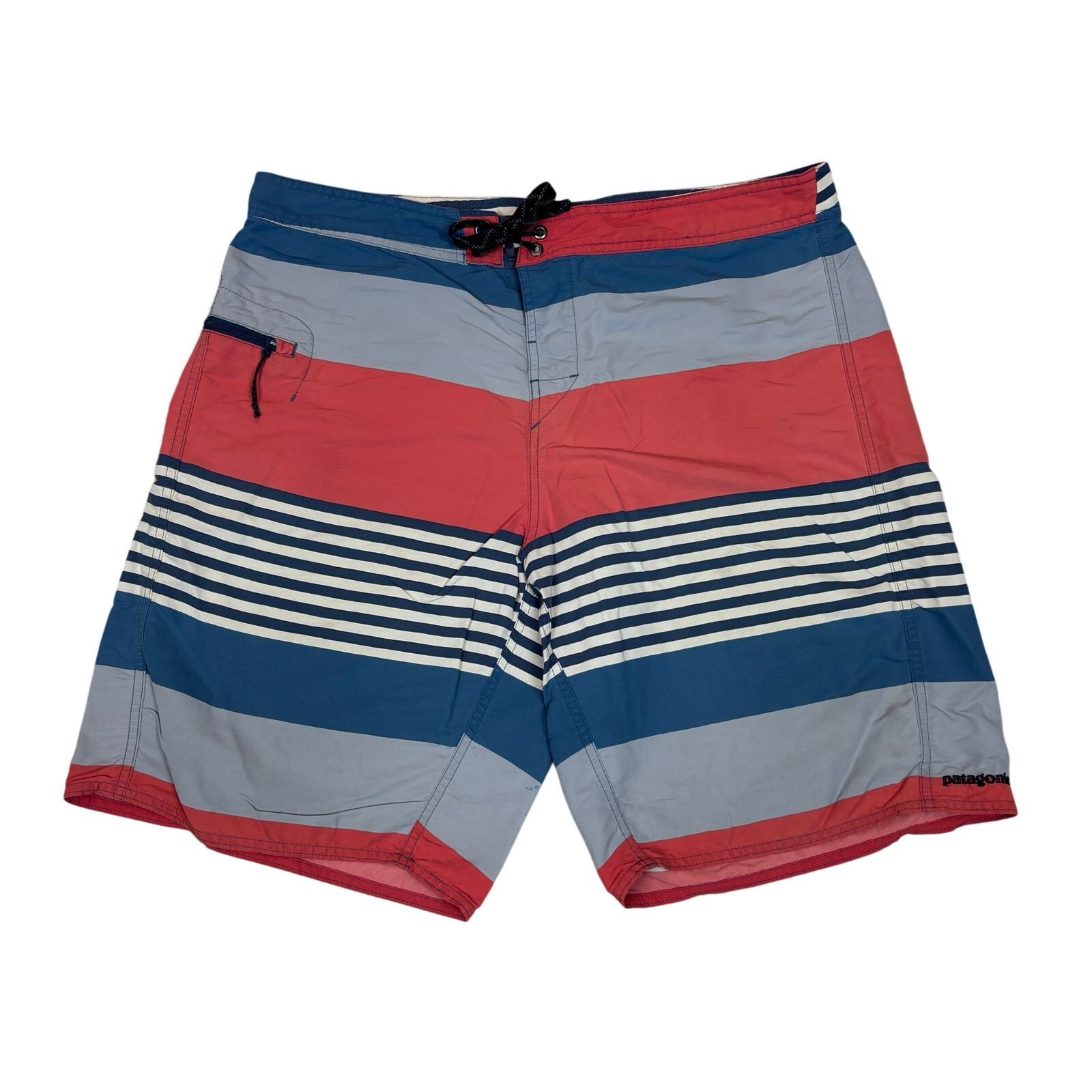 Patagonia Patagonia Wavefarer 9" Board Shorts Striped Shorts Men's 38 Size US 38 / EU 54 - 1 Thumbnail