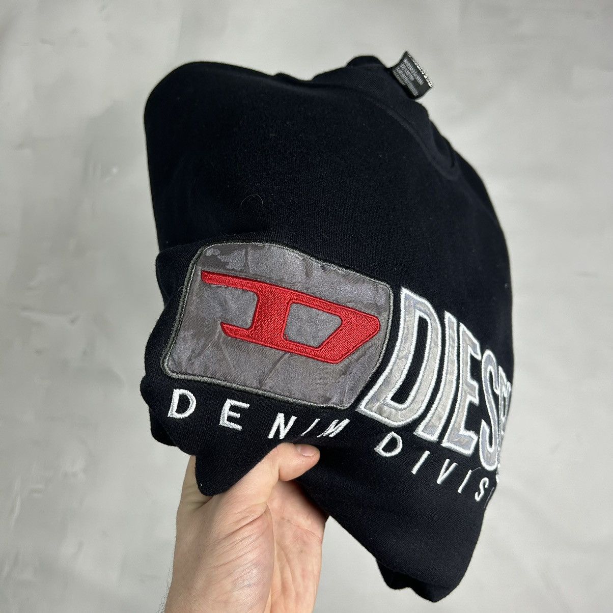 Diesel × Vintage Y2K Diesel Vintage Big Logo Sweatshirt Size US XL / EU 56 / 4 - 9 Thumbnail