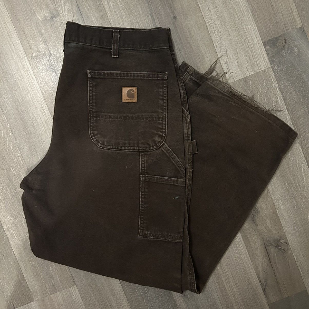 Carhartt × Vintage Vintage brown carhartt pants Size US 36 / EU 52 - 1 Thumbnail
