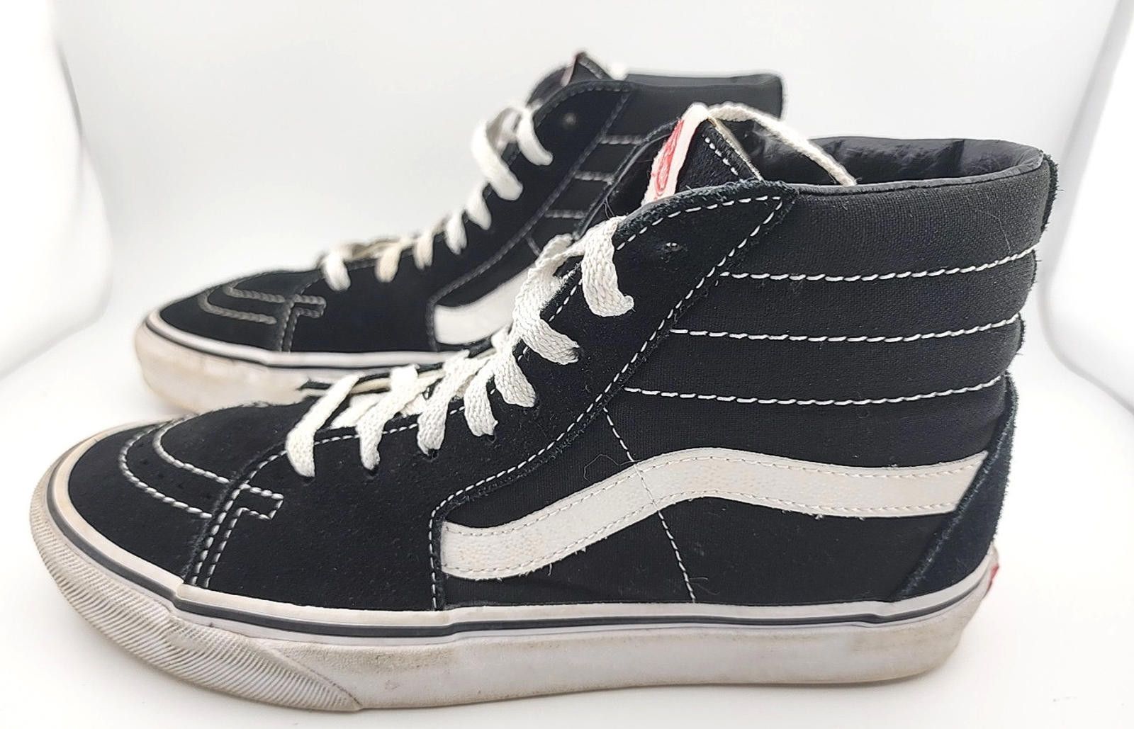 Vans Vans Shoes Hi Tops Men 7.5 Women 9 Black Suede Off The Wall Size US 7.5 / EU 40-41 - 3 Thumbnail