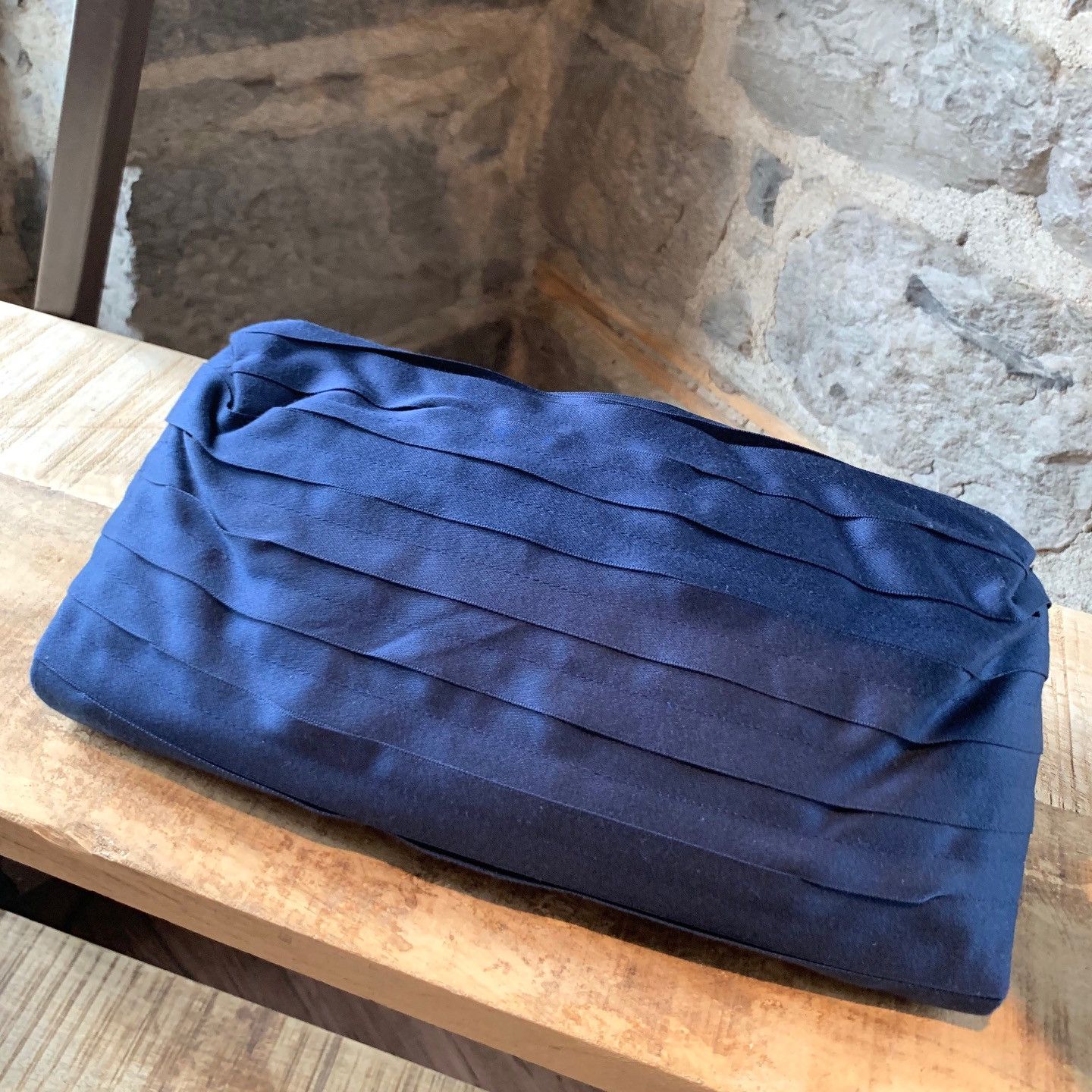Lanvin Lanvin Navy Ribbon Flap Clutch Size ONE SIZE - 6 Thumbnail