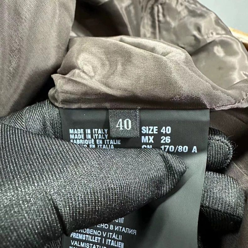 Prada Prada Brown single-breasted leather jacket 2503-Nextarrow Size US XXS / EU 40 - 5 Thumbnail