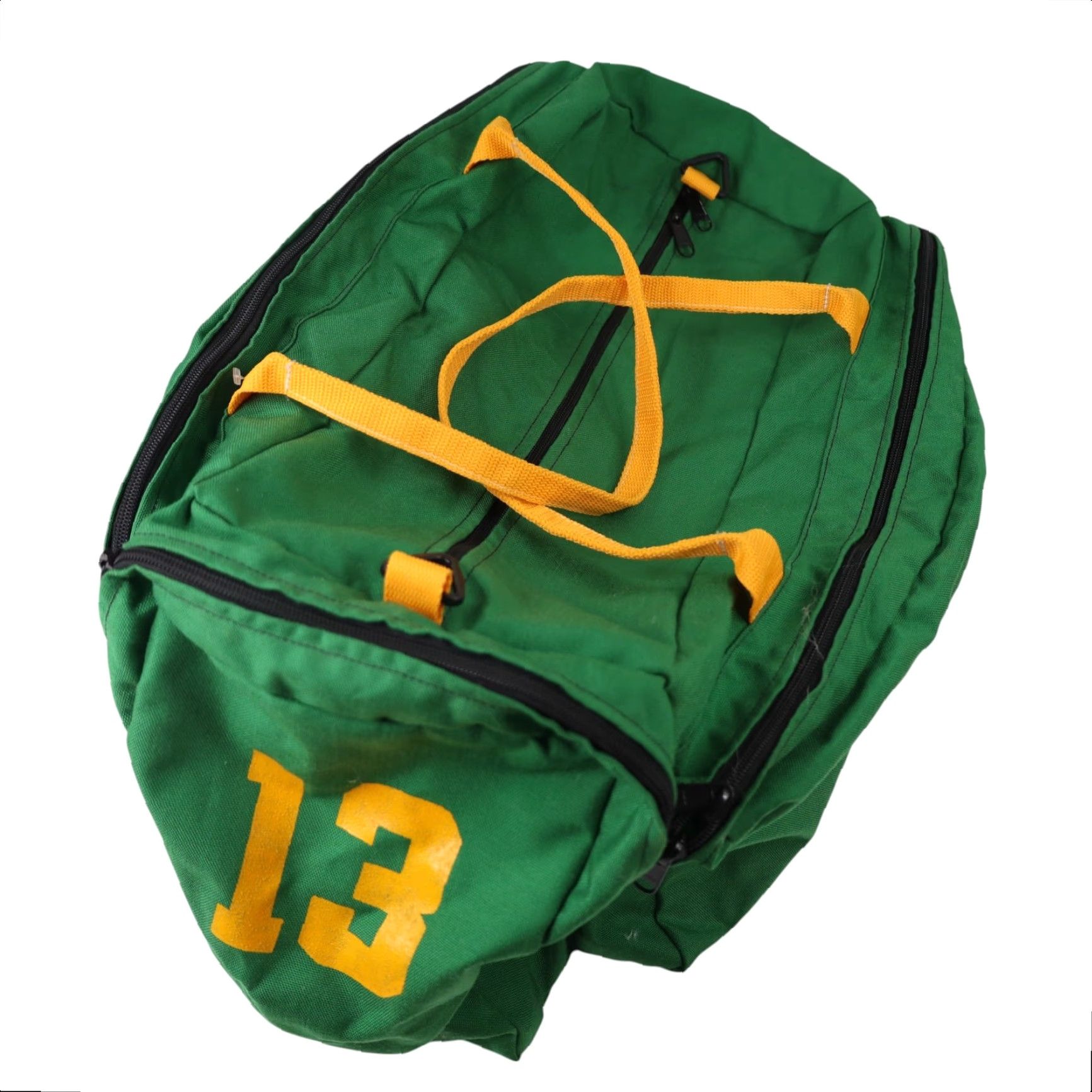 Vintage VINTAGE University of Oregon Ducks Volleyball Duffle Bag Green Nylon Unisex Adults 23" Bag Size ONE SIZE - 4 Thumbnail