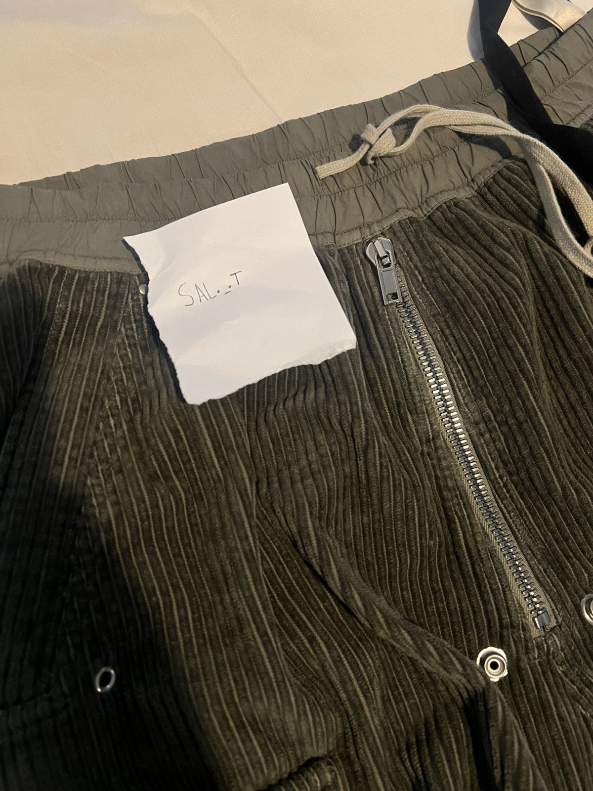 Rick Owens × Rick Owens Drkshdw Rick Owens Cargo Bela Size US 34 / EU 50 - 7 Thumbnail