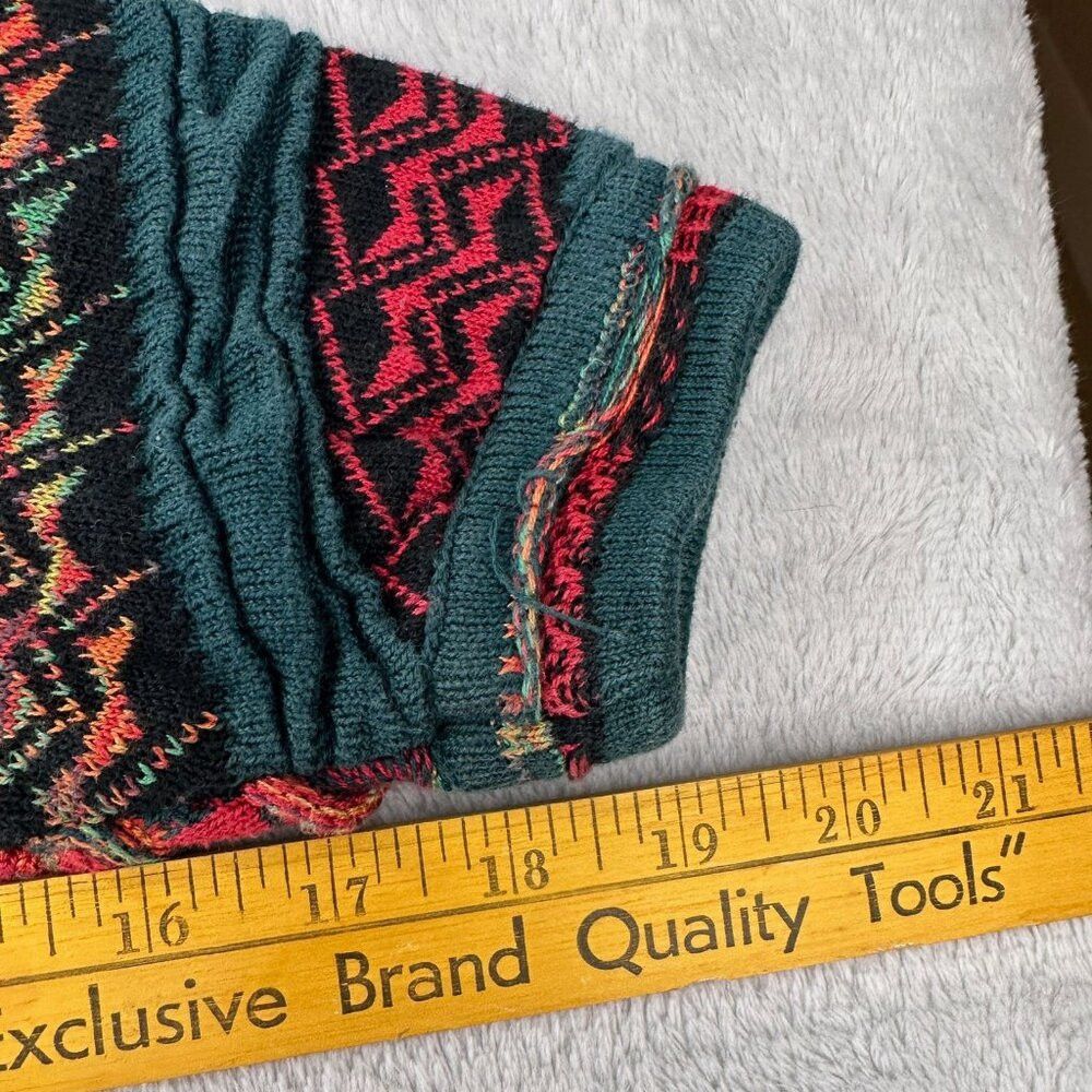 Coogi Coogi Australia Knit Vintage Red / Green Sweater Men's Size Size US L / EU 52-54 / 3 - 2 Thumbnail