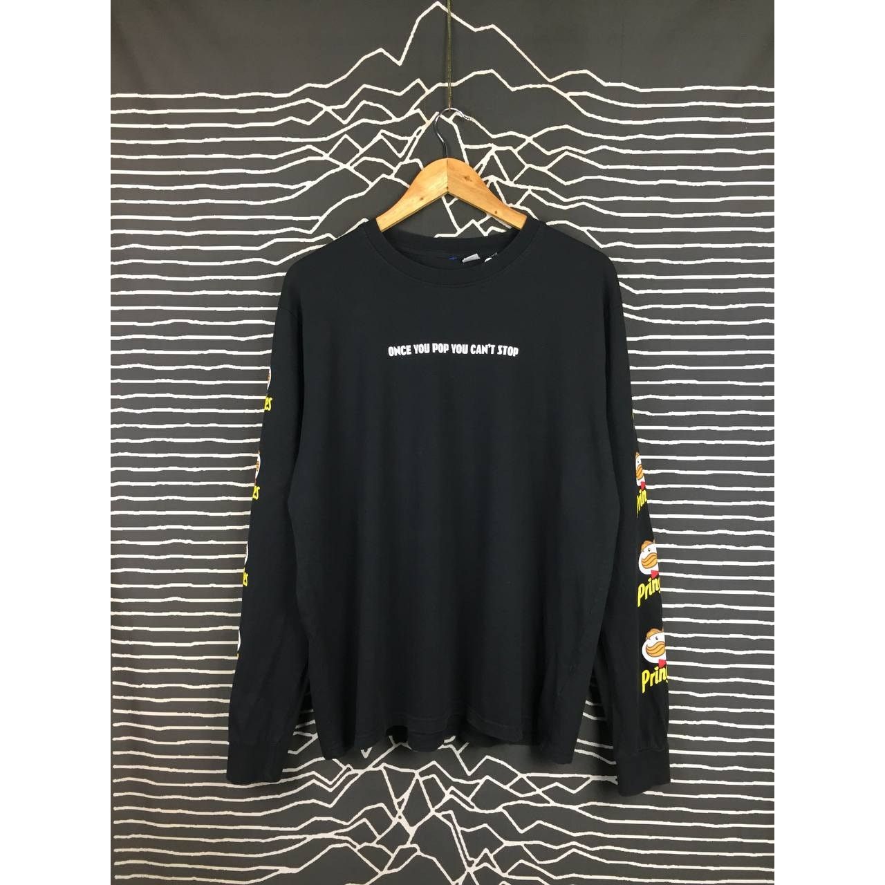 Divided × H&M H&M Pringles Potato Chips Once You Pop You Can't Stop Tee Size US L / EU 52-54 / 3 - 2 Thumbnail
