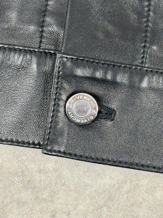 Givenchy SS2015 Givenchy Black Leather Straps Trucker Jacket Size US S / EU 44-46 / 1 - 7 Thumbnail