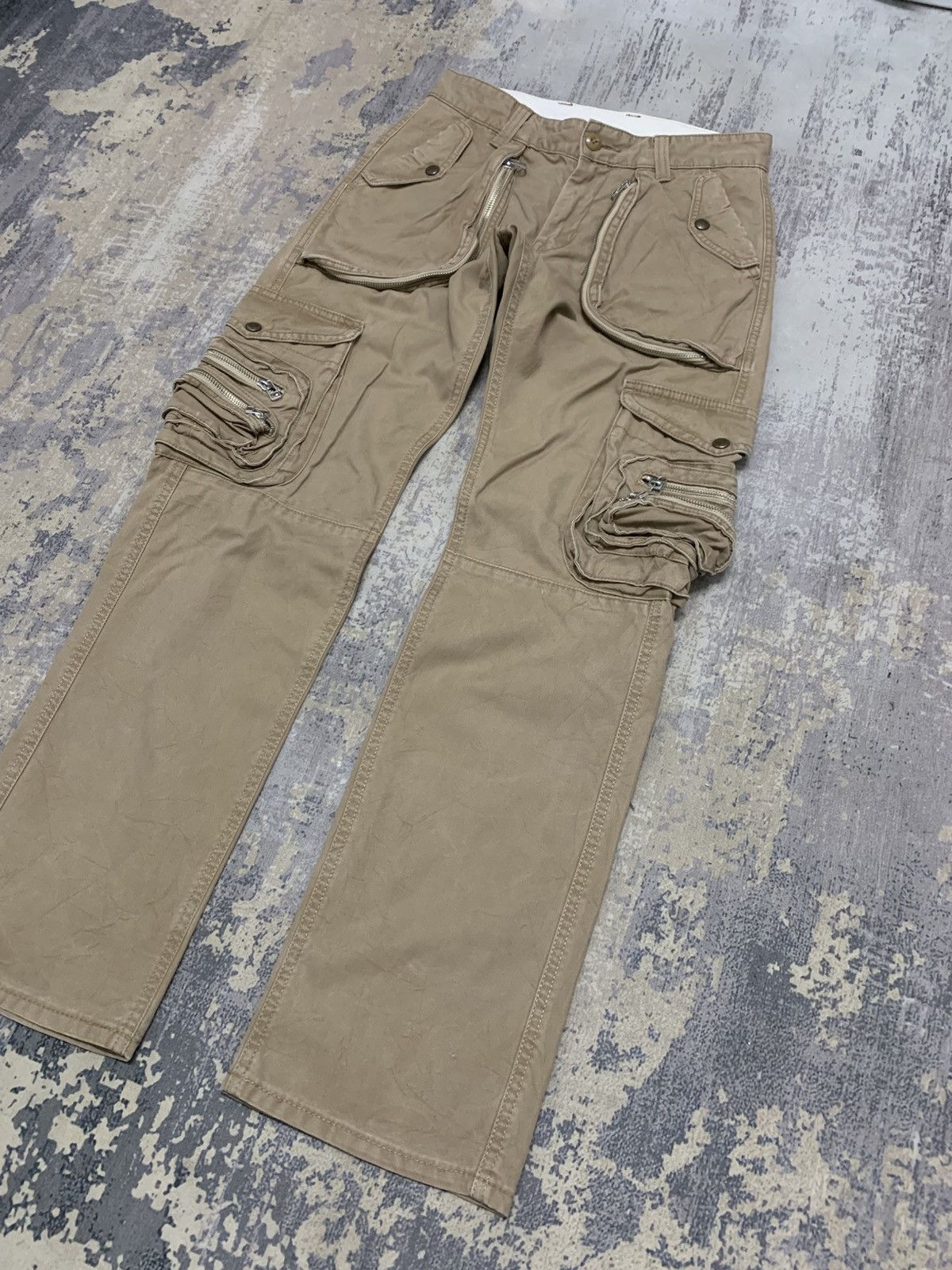 If Six Was Nine Archive Lee Union Made Multipocket 3D Gimmick Cargo Pants Size US 30 / EU 46 - 5 Thumbnail