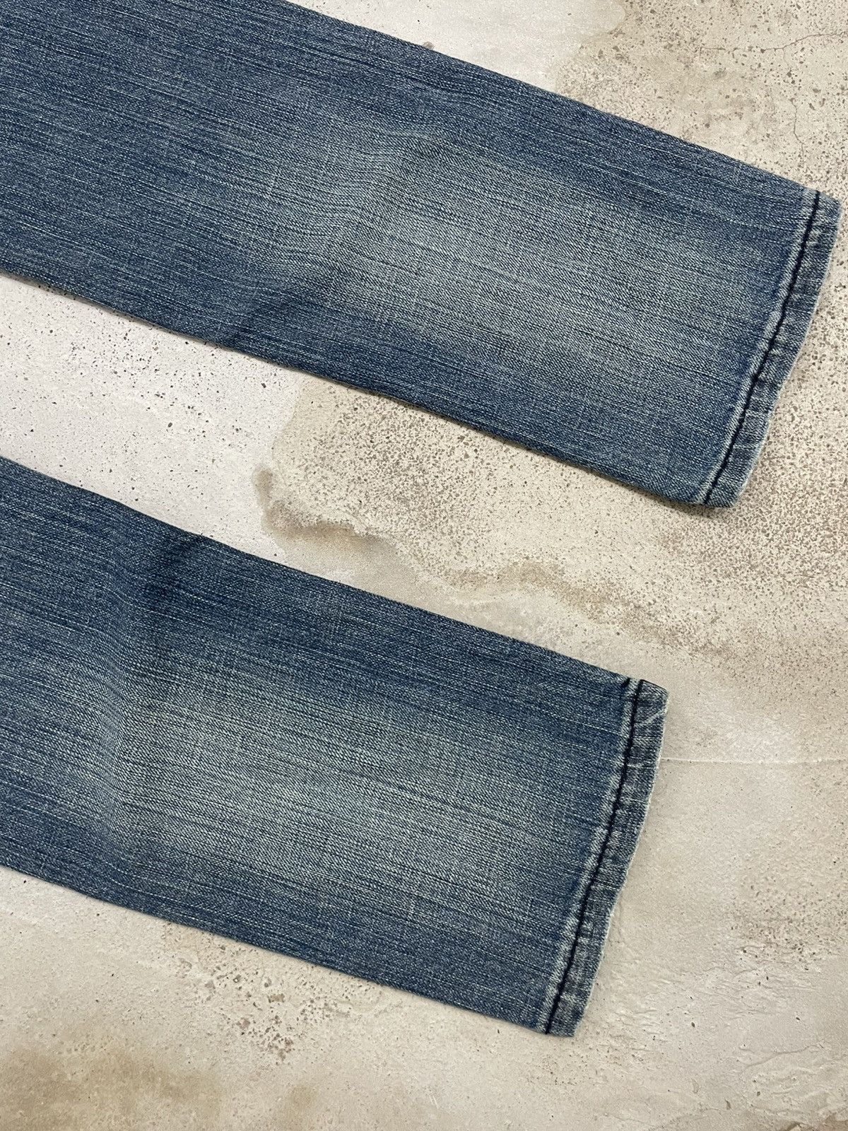 PPFM + Tough Jeansmith Light Mud Heavy Stiching Rare Design Size US 26 / EU 42 - 16 Thumbnail