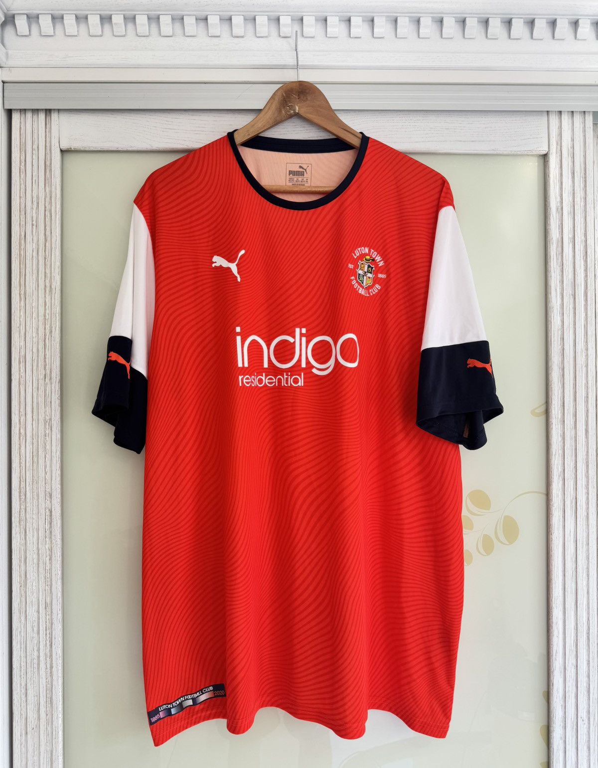 Puma Luton Town 2019-2020 Home Soccer Jersey Football Kit Shirt Size US XXL / EU 58 / 5 - 1 Thumbnail
