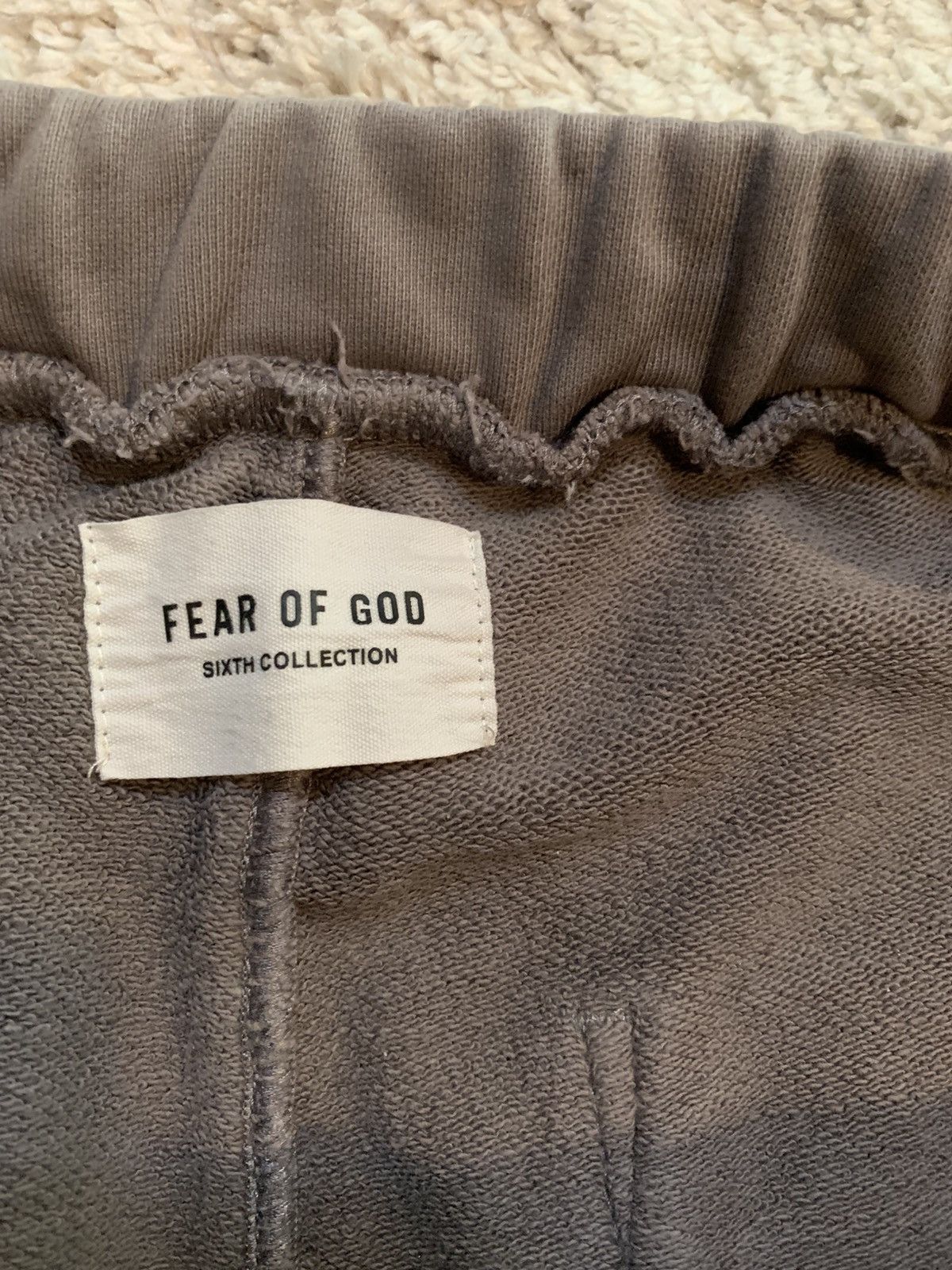Fear of God Fear of God 6th Collection God Grey Sweatpants Size US 34 / EU 50 - 4 Thumbnail