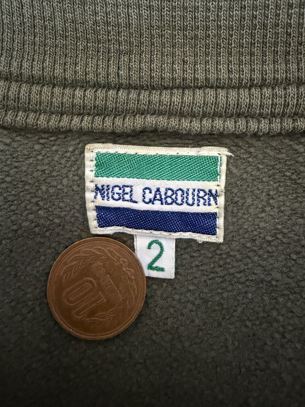 Nigel Cabourn NIGEL CABOURN 🫒 MILITARY HALF ZIP PULLOVER UTILITY POCKET Size US M / EU 48-50 / 2 - 11 Thumbnail