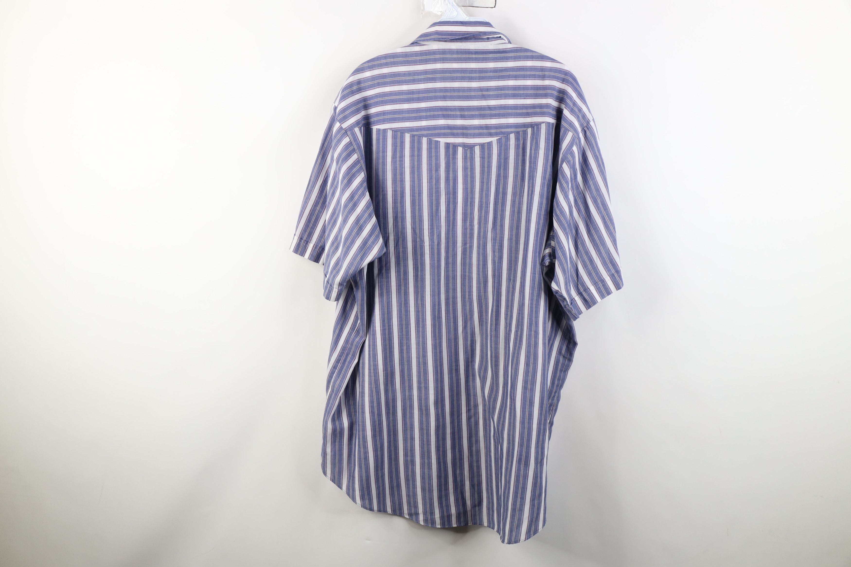 Vintage Vintage 90s Streetwear Rodeo Cowboy Striped Button Shirt Size US XXL / EU 58 / 5 - 13 Thumbnail