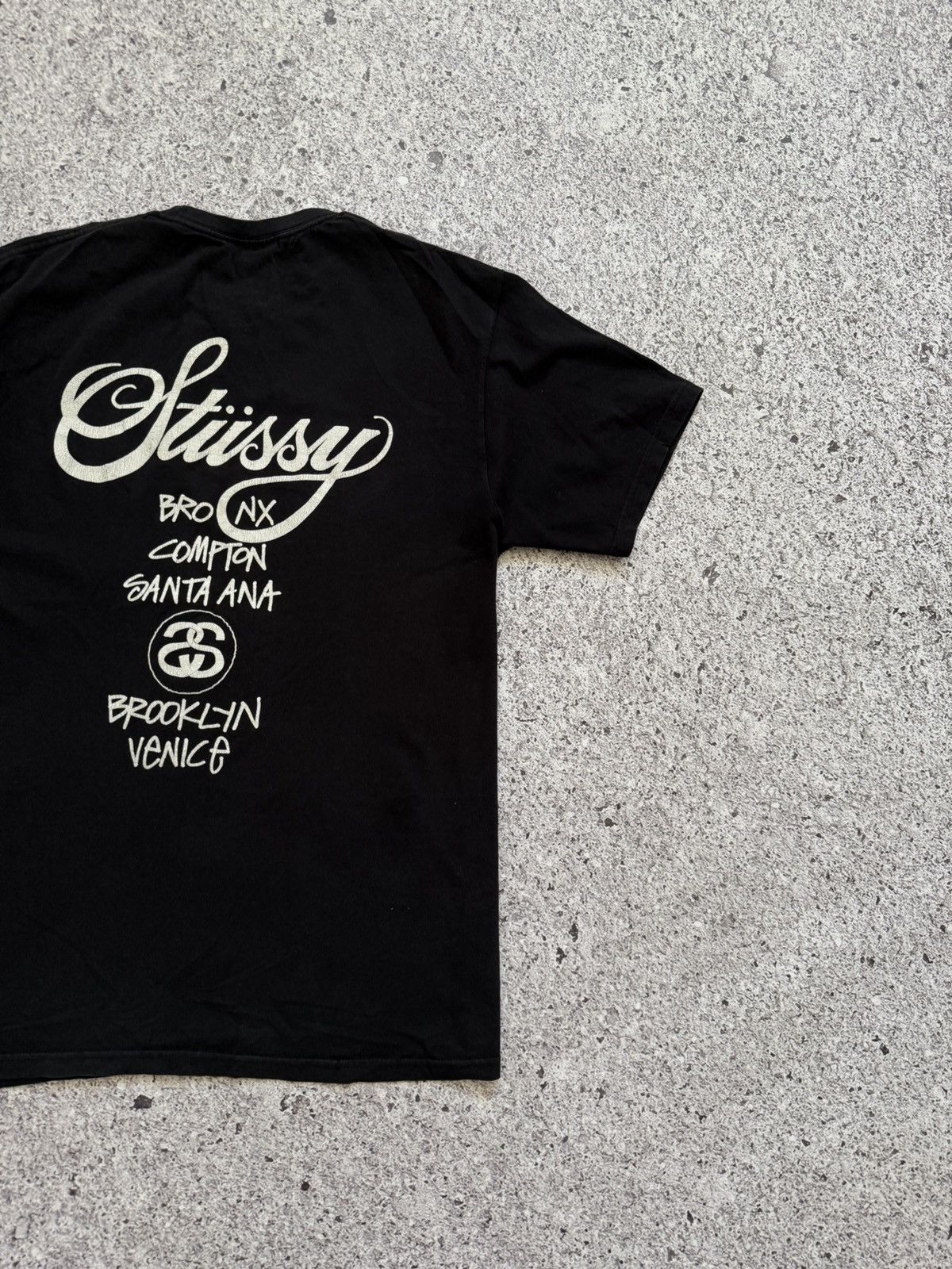 Stussy × Vintage Vintage 90’s Stussy Cityes Tokyo Made In USA Tee Y2K Hype Size US L / EU 52-54 / 3 - 8 Thumbnail