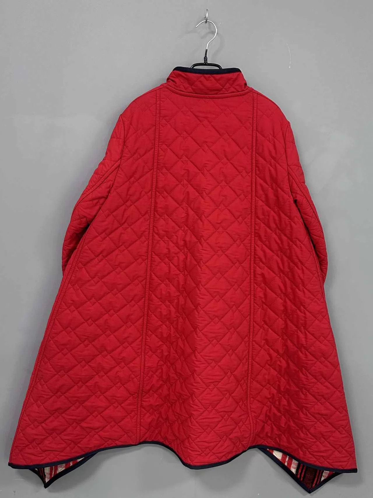 Hermes Hermès Red Quilted Irregular Hem Cotton Coat 38 Size S / US 4 / IT 40 - 3 Thumbnail