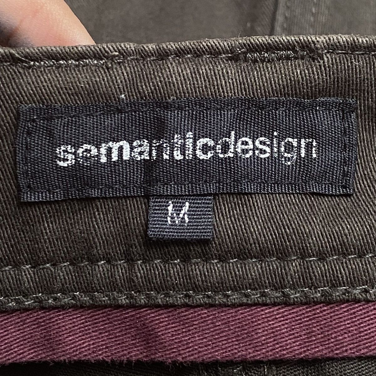 If Six Was Nine Vintage Brand Semantic Design Tactical Pants 2000s Size US 35 - 9 Thumbnail