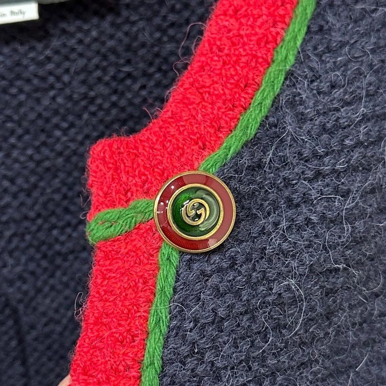 Gucci Gucci Mlb co-branded logo long cardigan jacket Size US S / EU 44-46 / 1 - 4 Thumbnail
