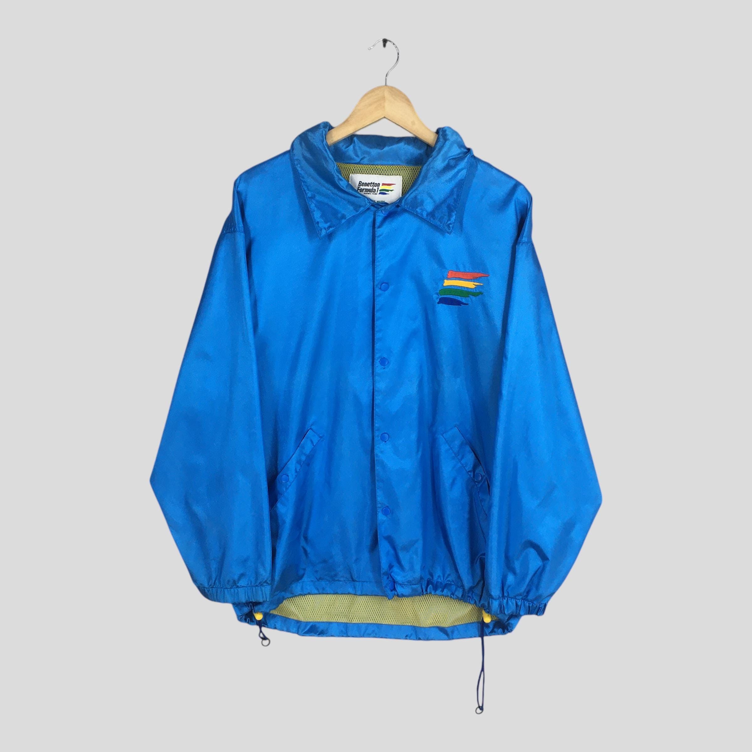 Benetton Vintage Benetton Formula One Windbreaker Blue Jacket Small Size US S / EU 44-46 / 1 - 1 Thumbnail