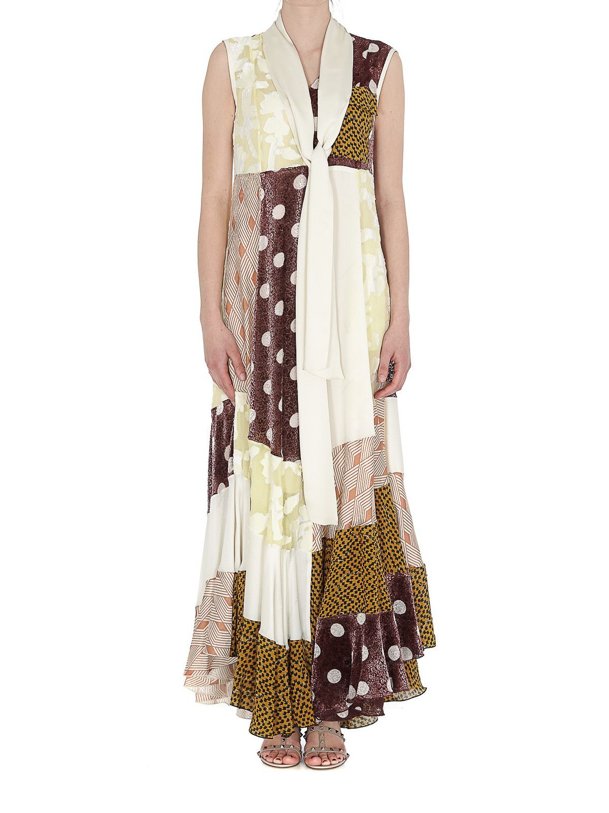 Golden Goose o1y0725 Maxi Dress in Multicolor Size S / US 4 / IT 40 - 4 Thumbnail