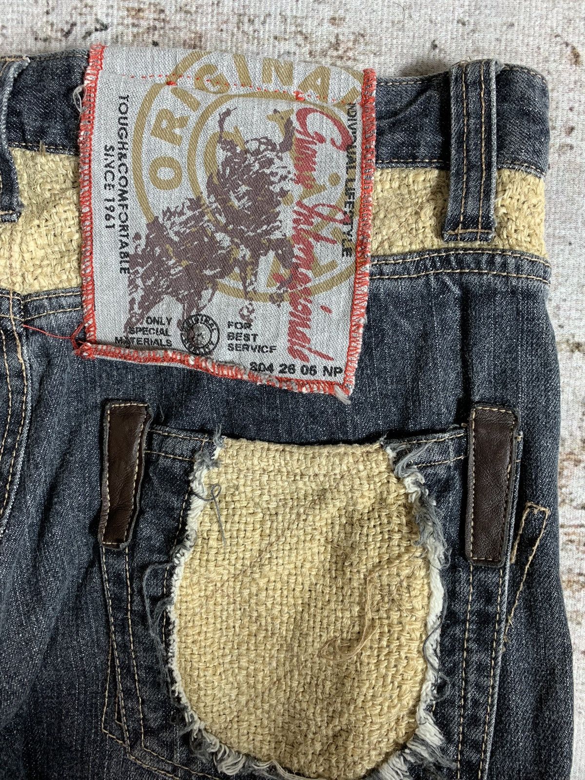 Vintage 💥BINDING OFFER💥2000s Cargo Distressed Denim Jeans Undefined Size US 32 / EU 48 - 9 Thumbnail