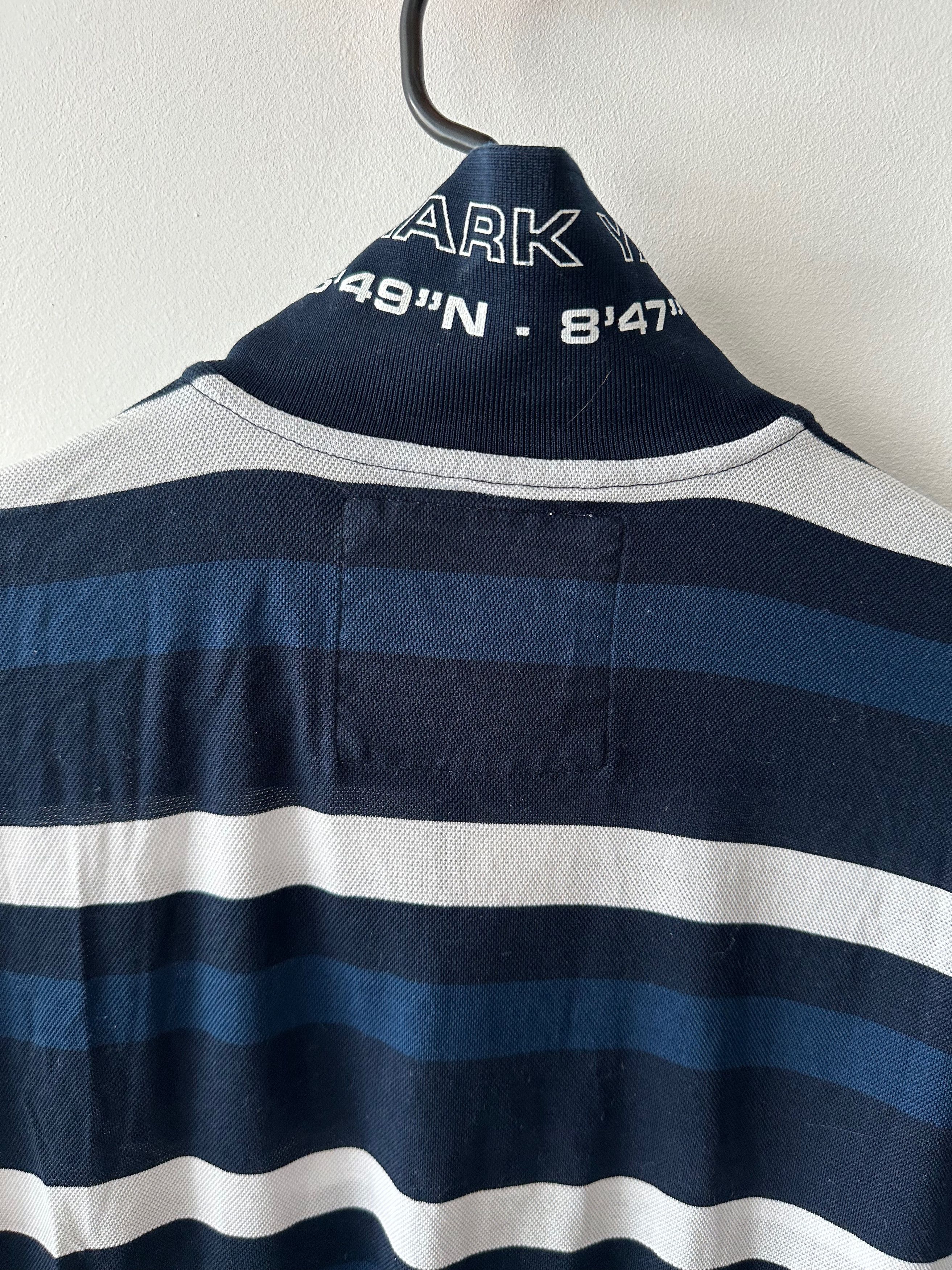 Paul & Shark Paul & Shark striped polo shirt dark blue / white yachting Size US L / EU 52-54 / 3 - 8 Thumbnail