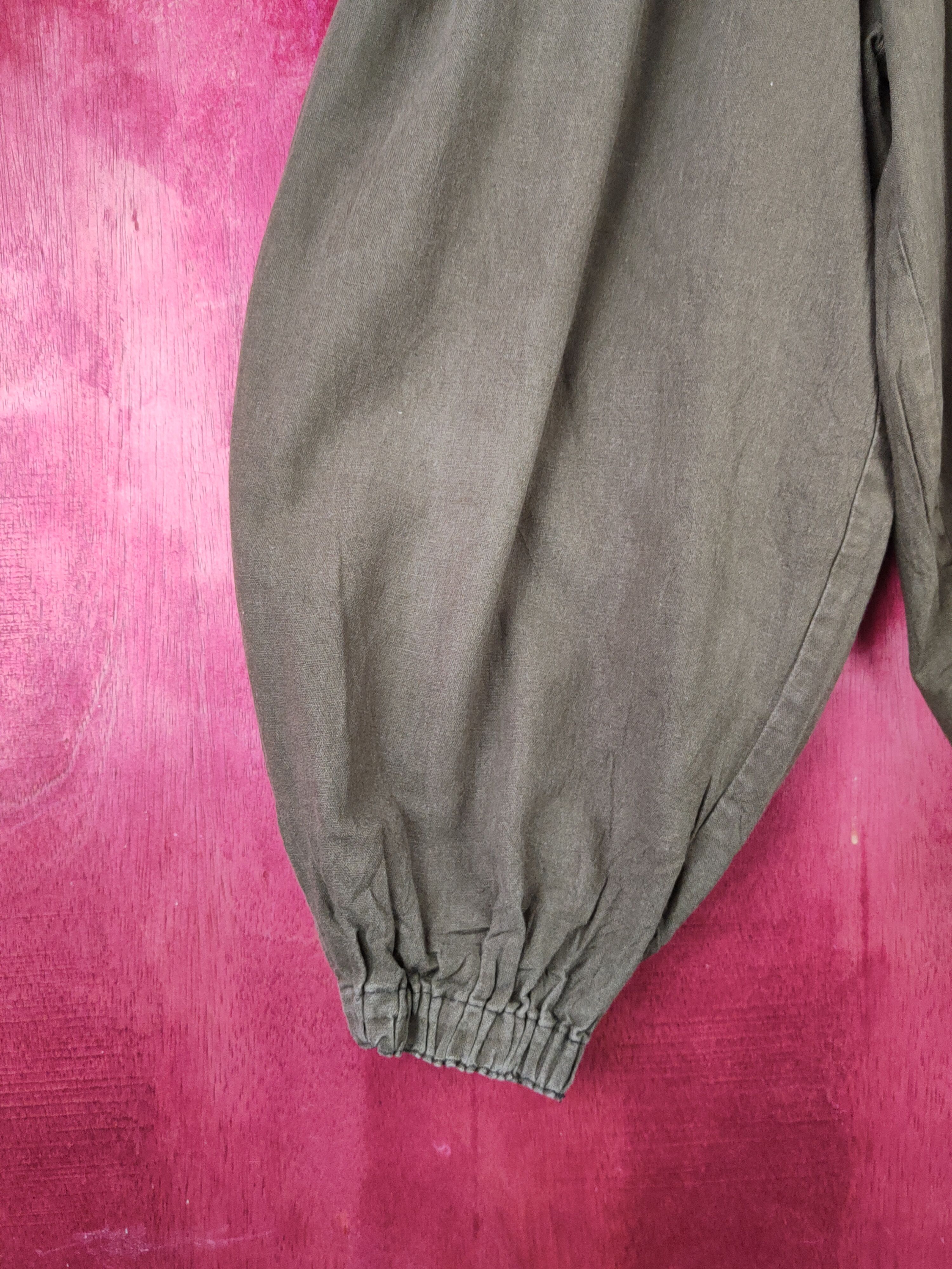 Japanese Brand × Vintage Japanese Brand Olive ballon palazo Casual Pants #S31 Size 30" / US 8 / IT 44 - 4 Thumbnail