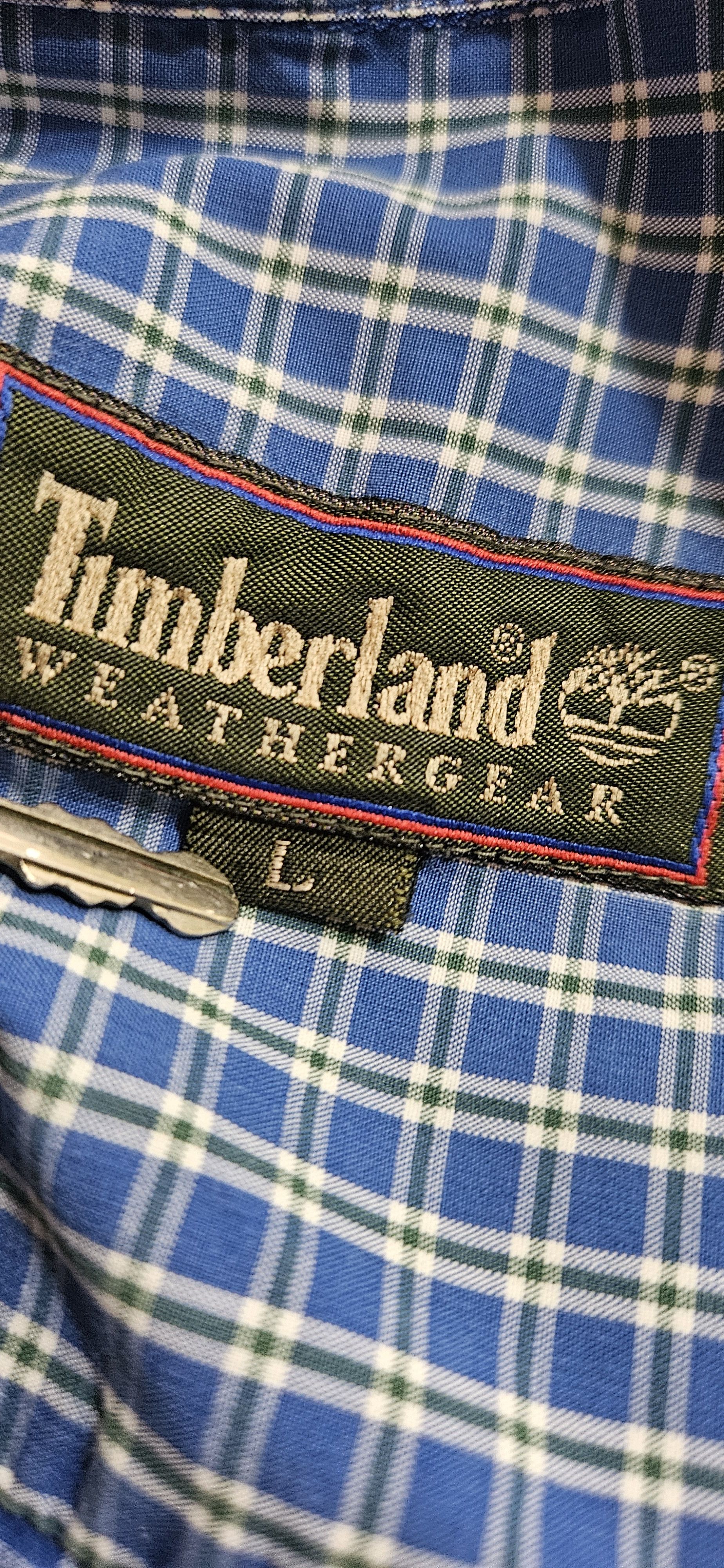 Timberland Vintage Timberland Shirt Mens Large Blue Cotton Long Sleeve Size US L / EU 52-54 / 3 - 12 Thumbnail