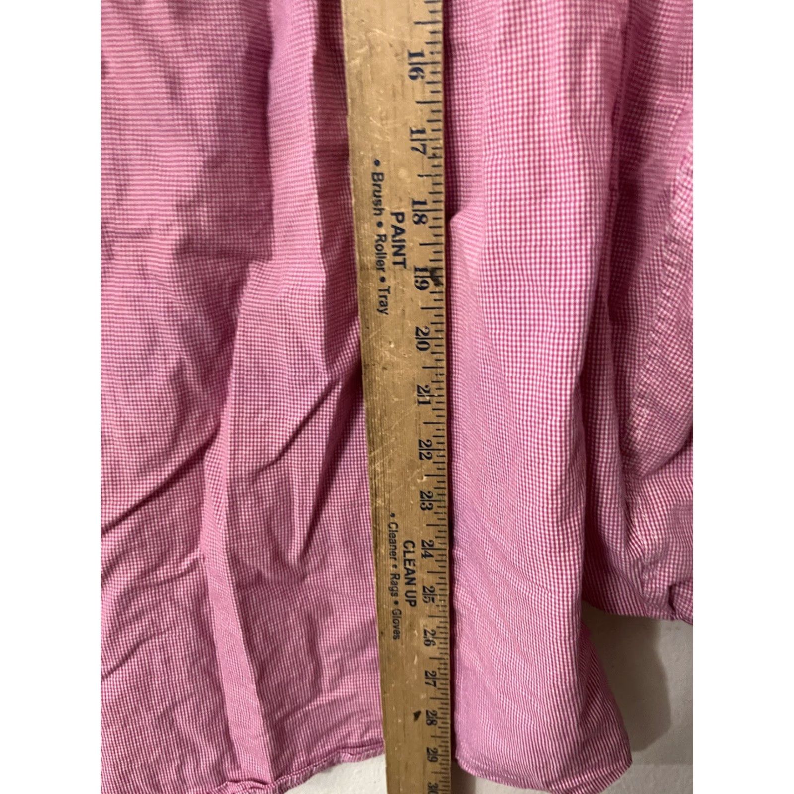 Tommy Hilfiger VINTAGE Tommy Hilfiger Slim Fit Shirt Men 17 Red Plaid Button-Down Long Sleeve 90s Mens Size US XL / EU 56 / 4 - 4 Thumbnail